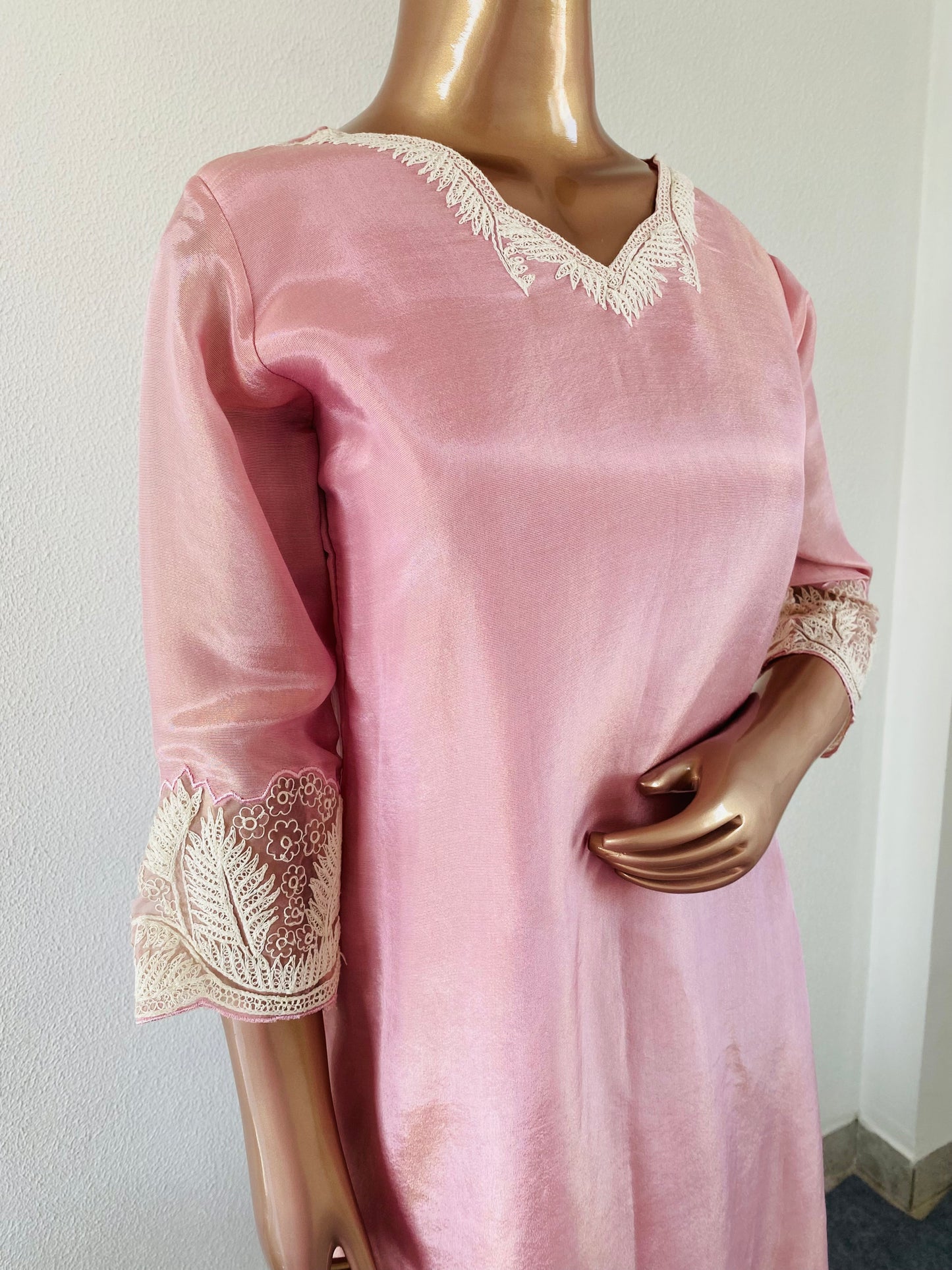 Premium Tissue Suit Set with Aari work