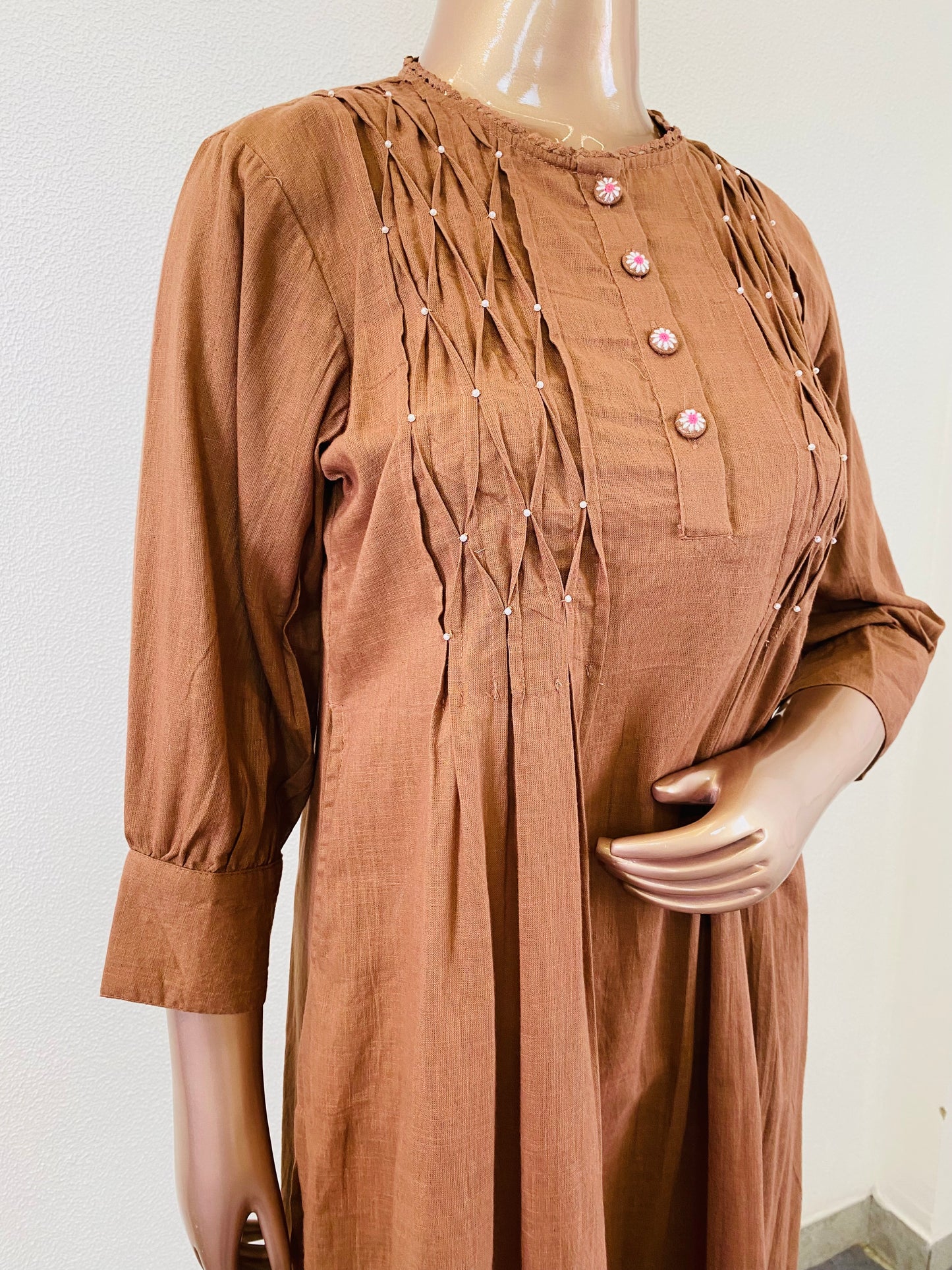 Cotton Slub Long Coord Set