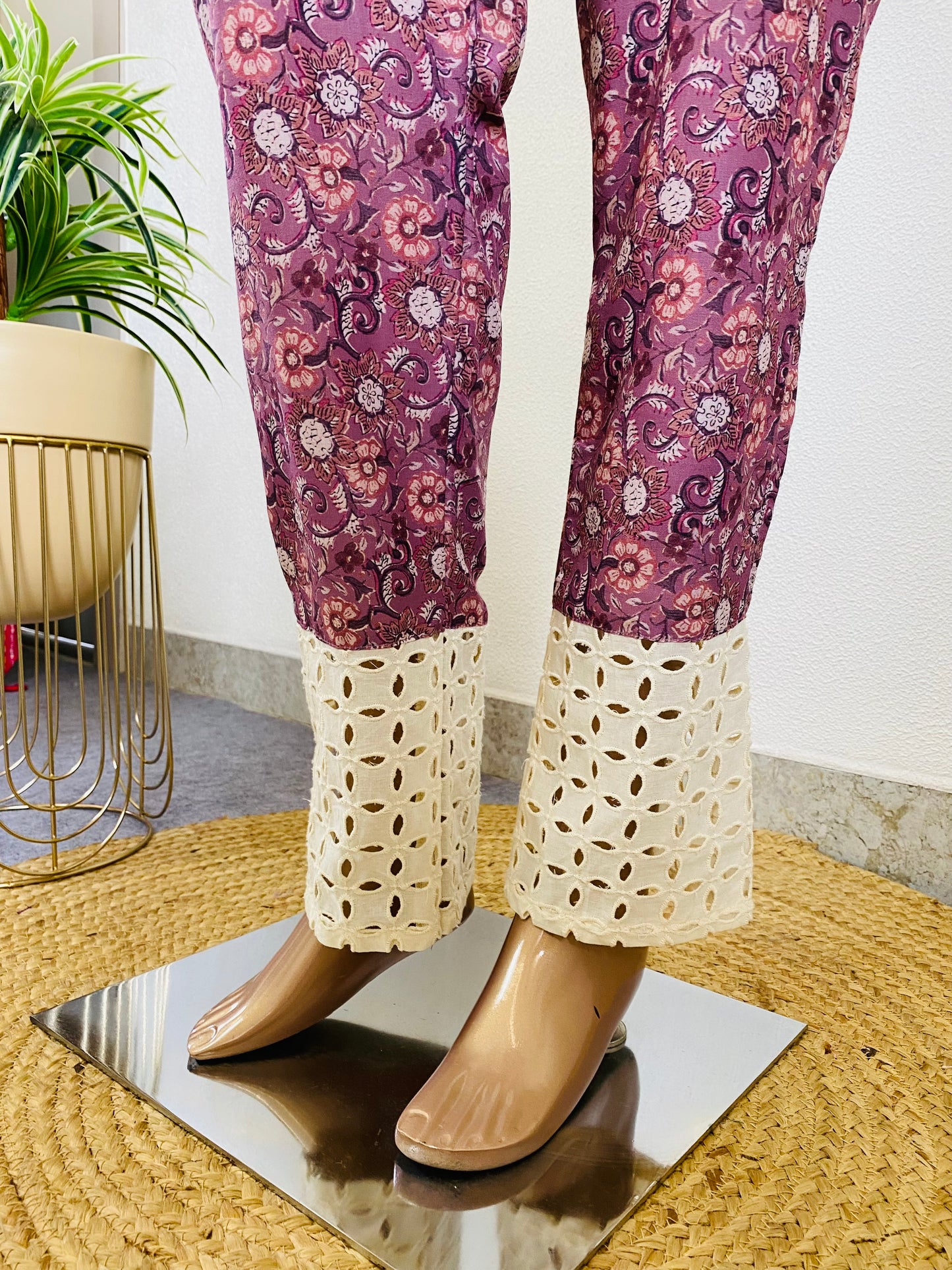 Printed Muslin Coord with Schifili Detailing
