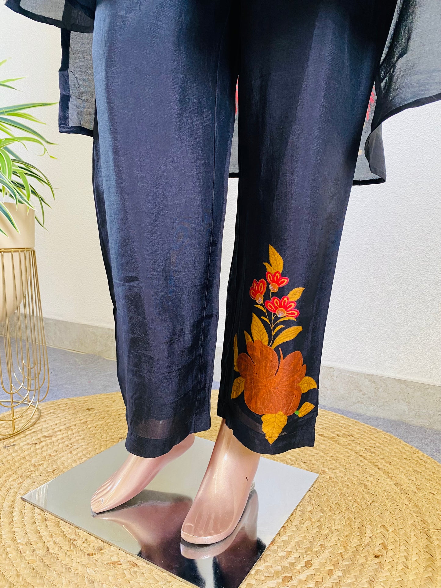 Digitally Printed Premium Silk Kurta Pant Set