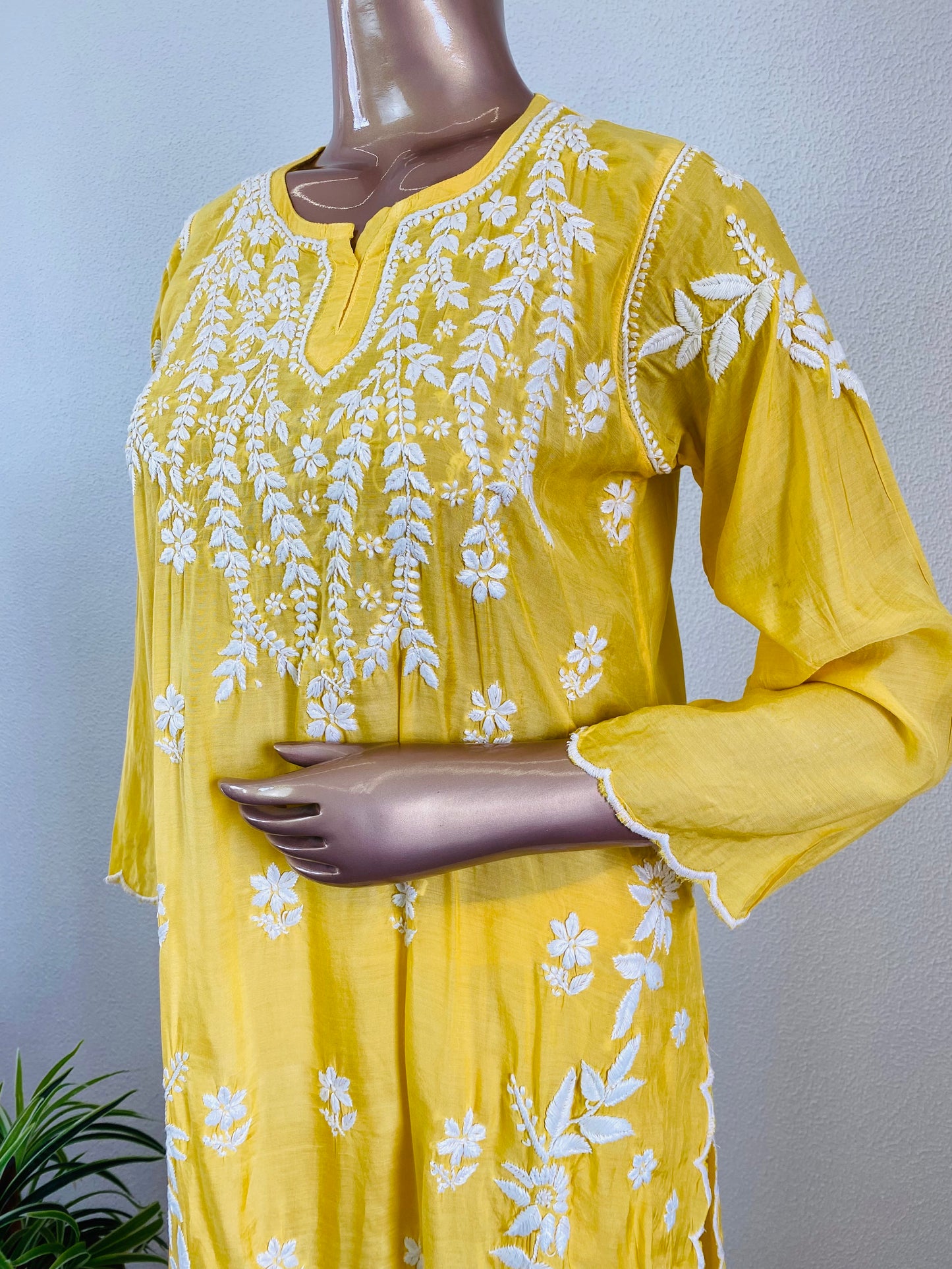 Muslin Chikankari Sharara Set