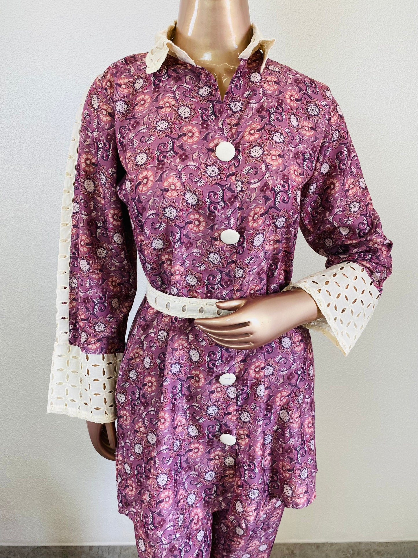 Printed Muslin Coord with Schifili Detailing