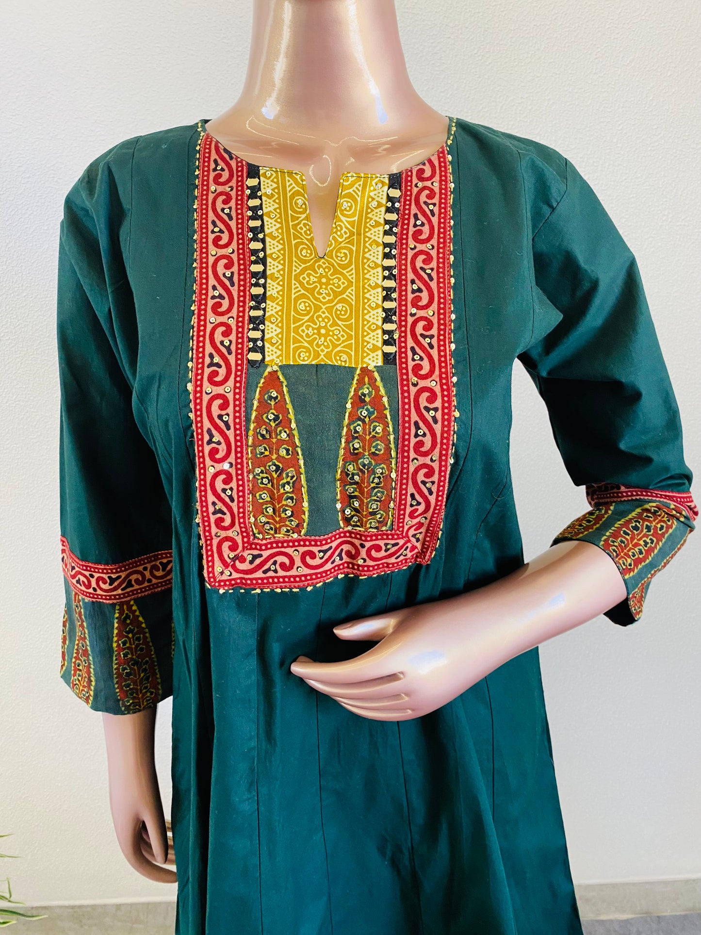 Gamthi Style Anarkali suit with Palazzo