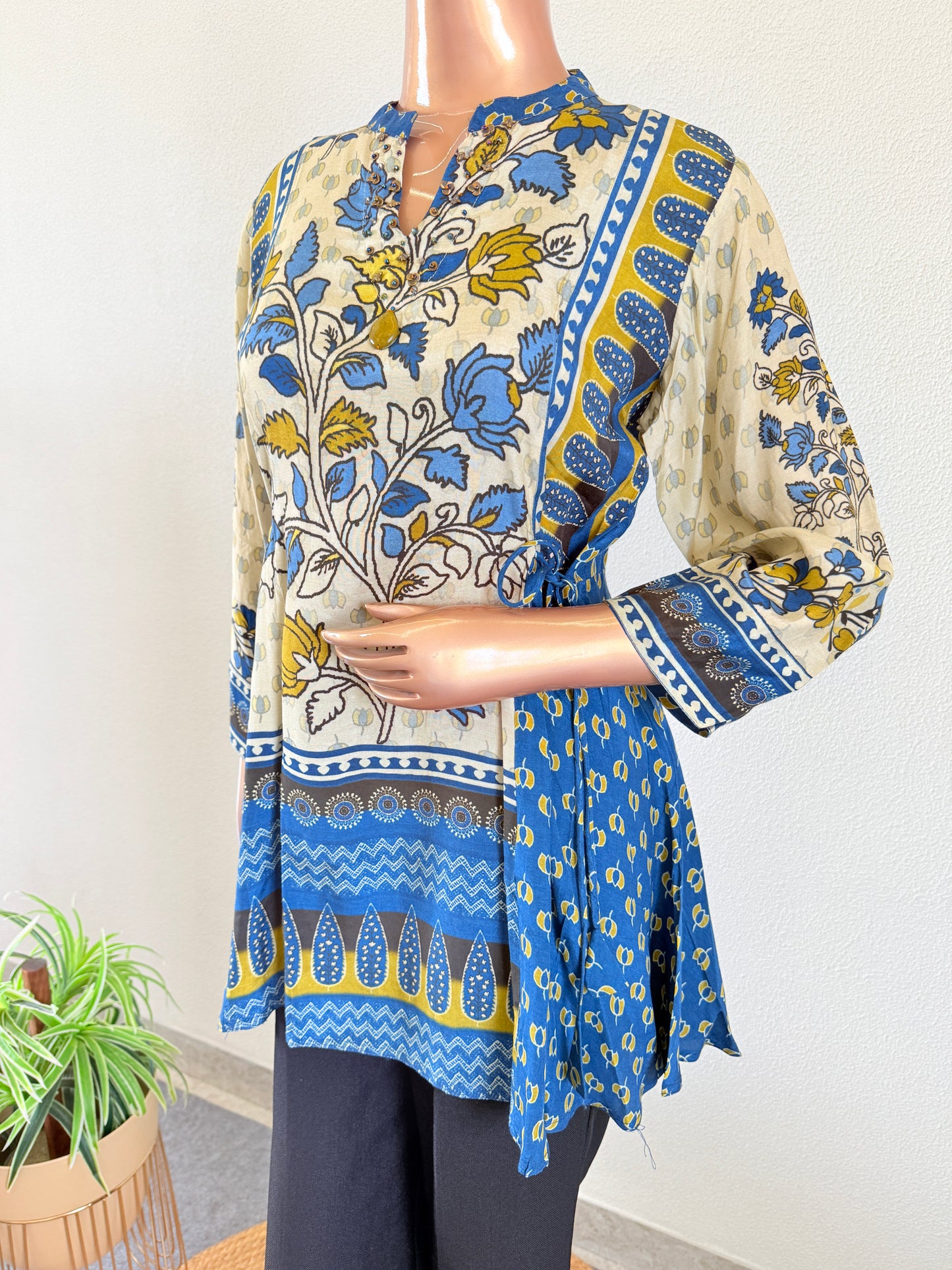 Muslin Peplum Top