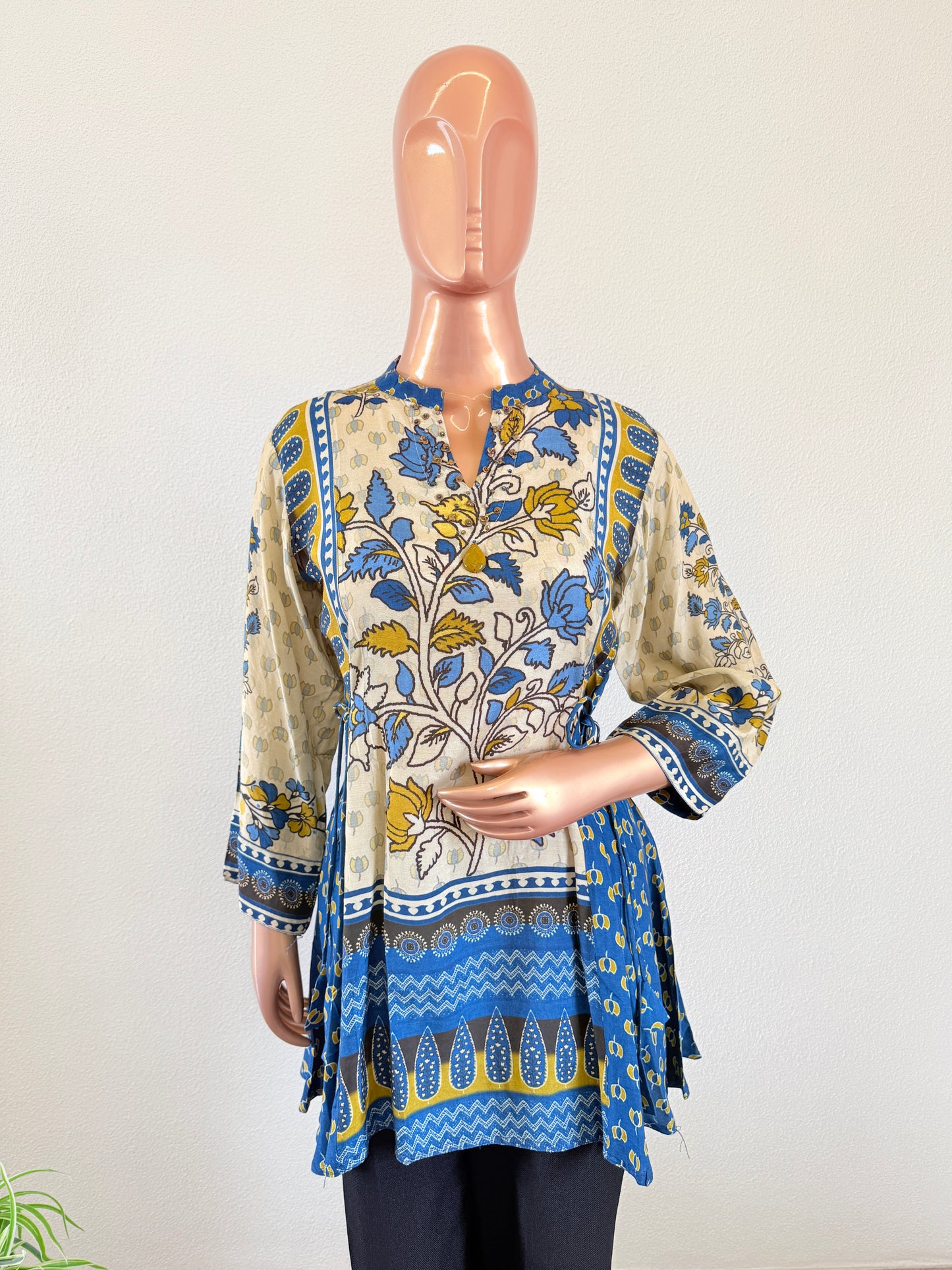 Muslin Peplum Top