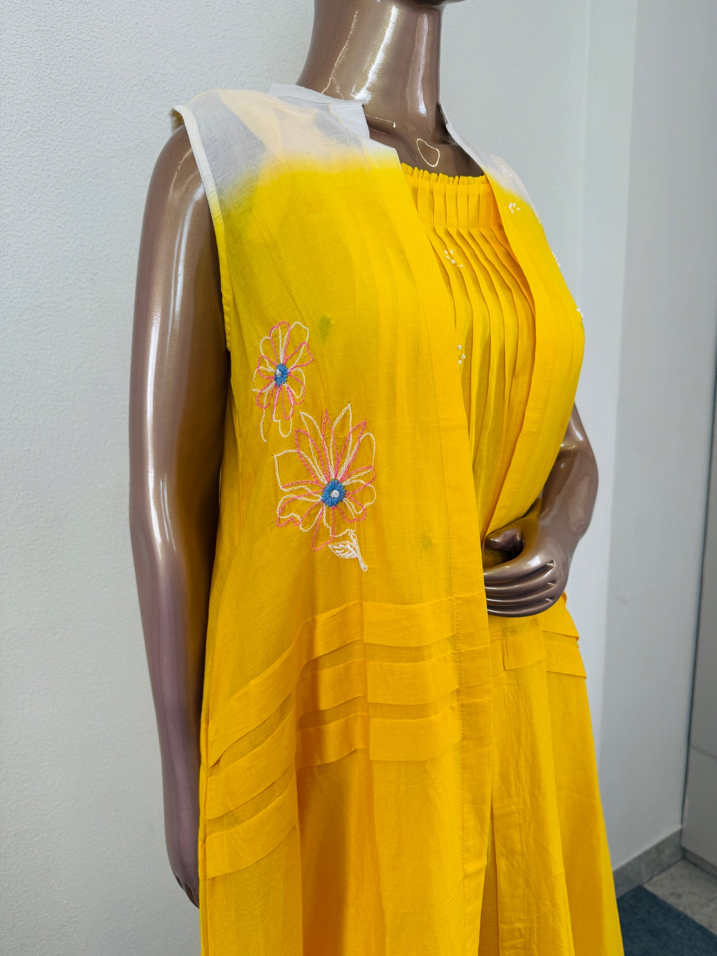 Mul cotton dyed tunic with Jacket