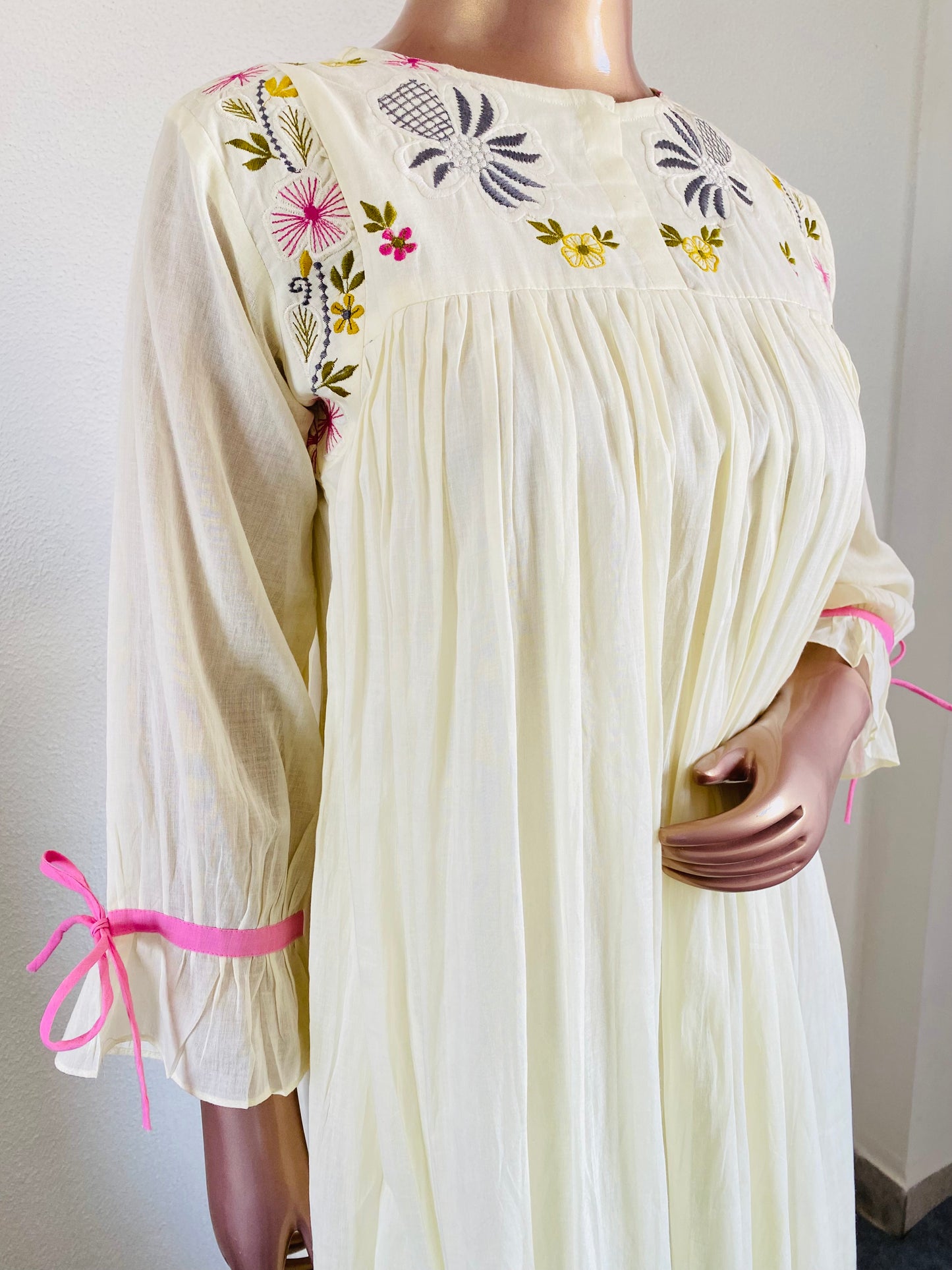 Embroidered Mul Cotton Tunic