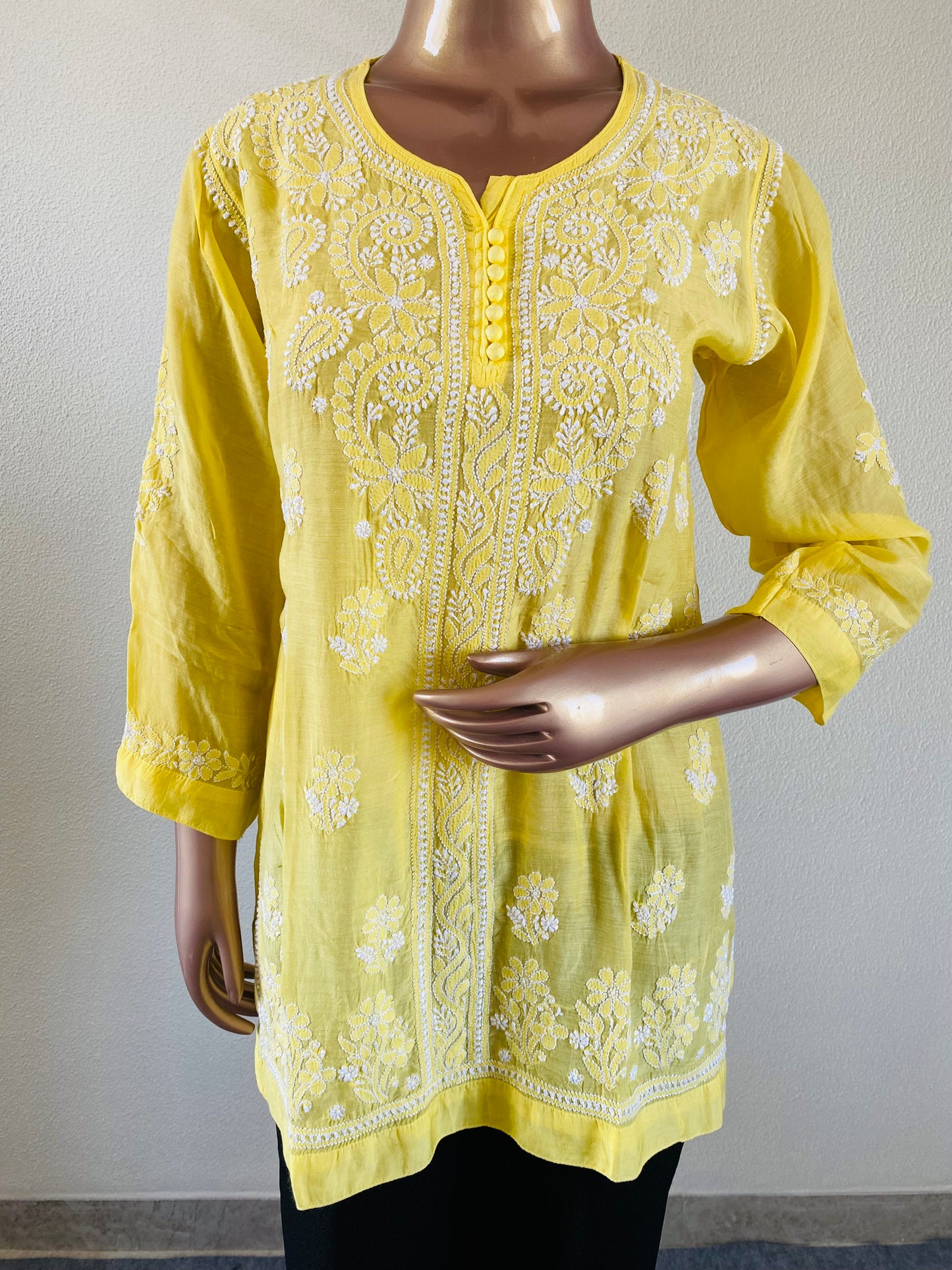 Muslin Chikankari Tops