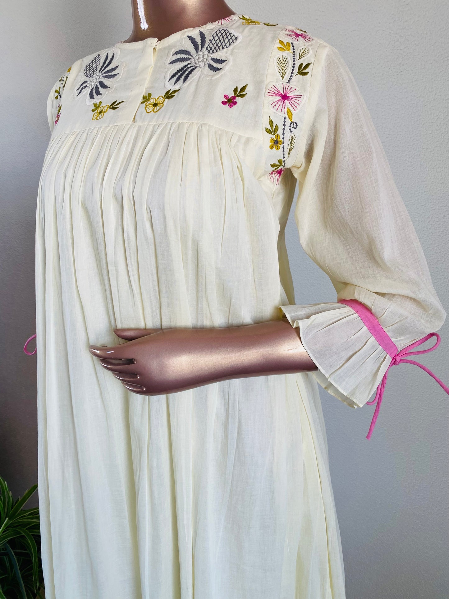 Embroidered Mul Cotton Tunic