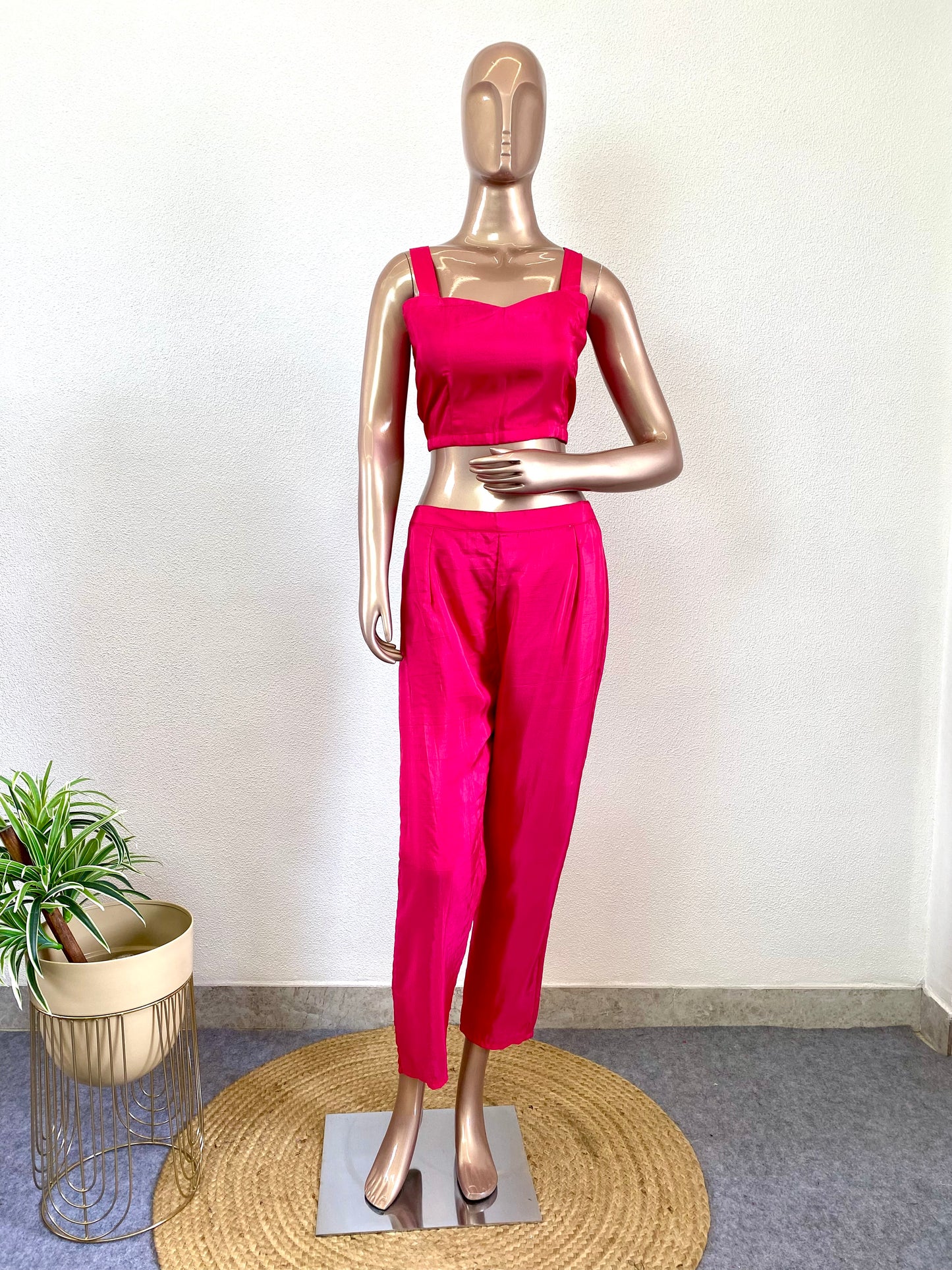 Silk Indowestern with Embroidered Jacket