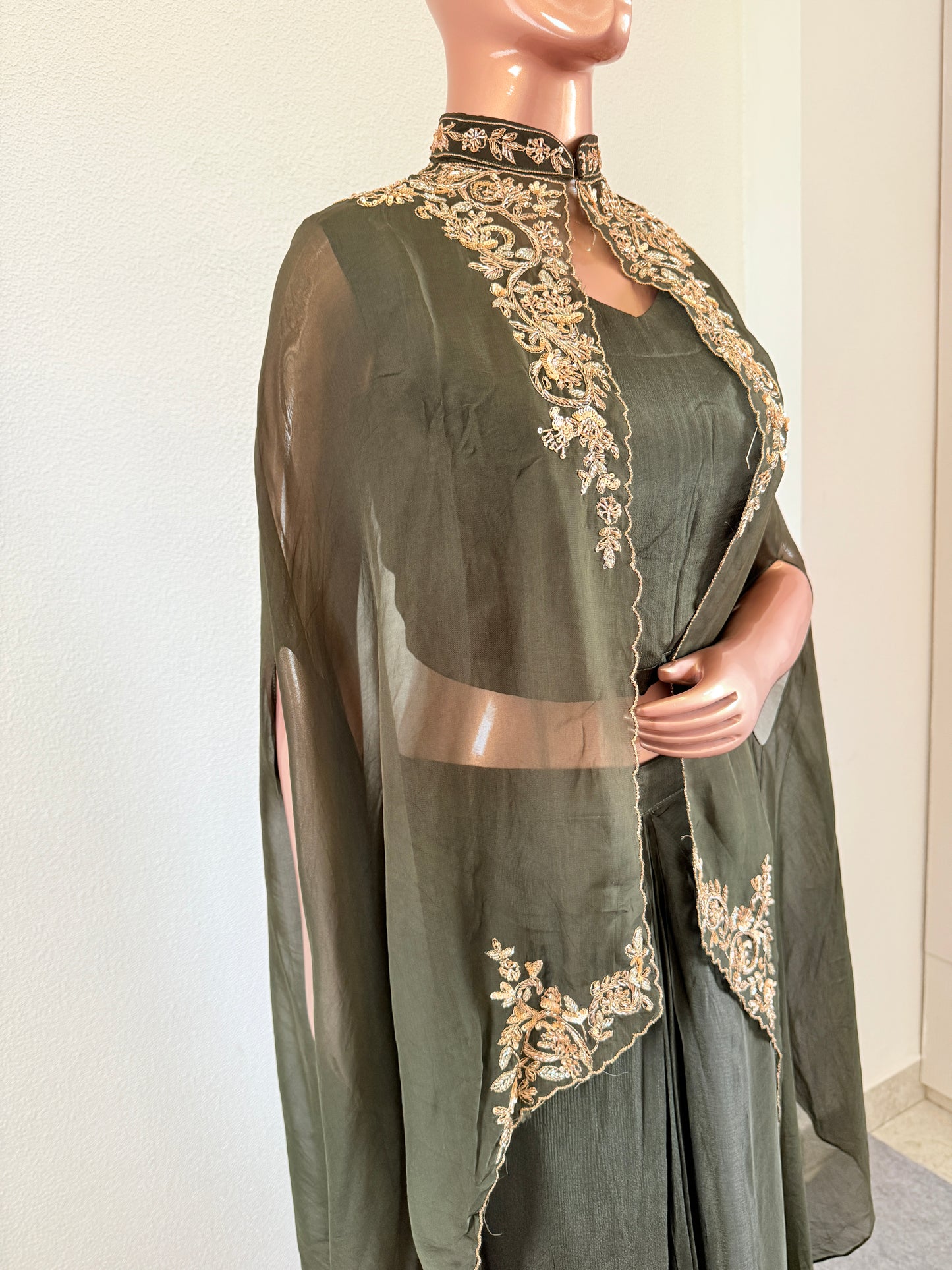 Drape Dhoti and Cape Indowestern