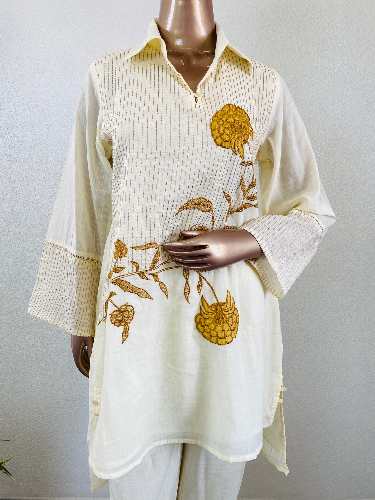 Embroidered Mul Cotton Coord Set