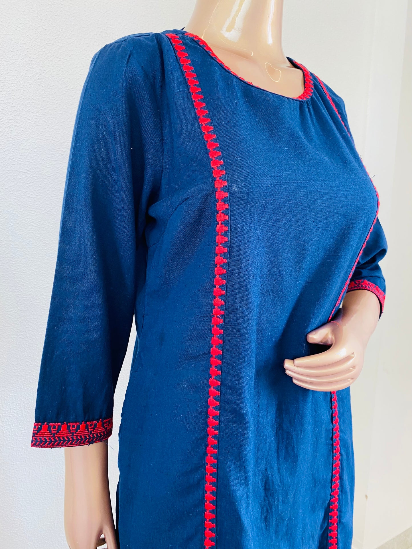 Cotton Flex Kurta Pant with Weave Details