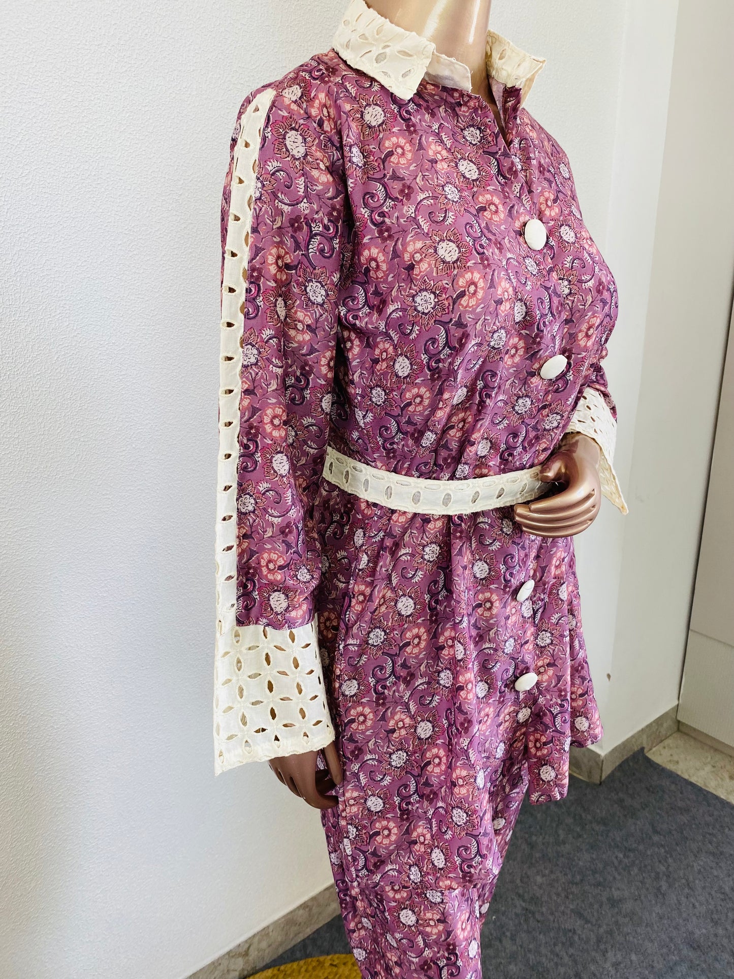 Printed Muslin Coord with Schifili Detailing
