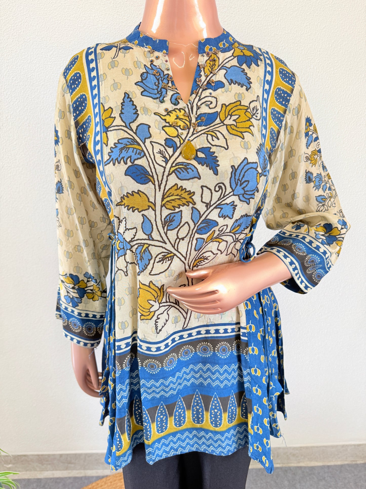 Muslin Peplum Top
