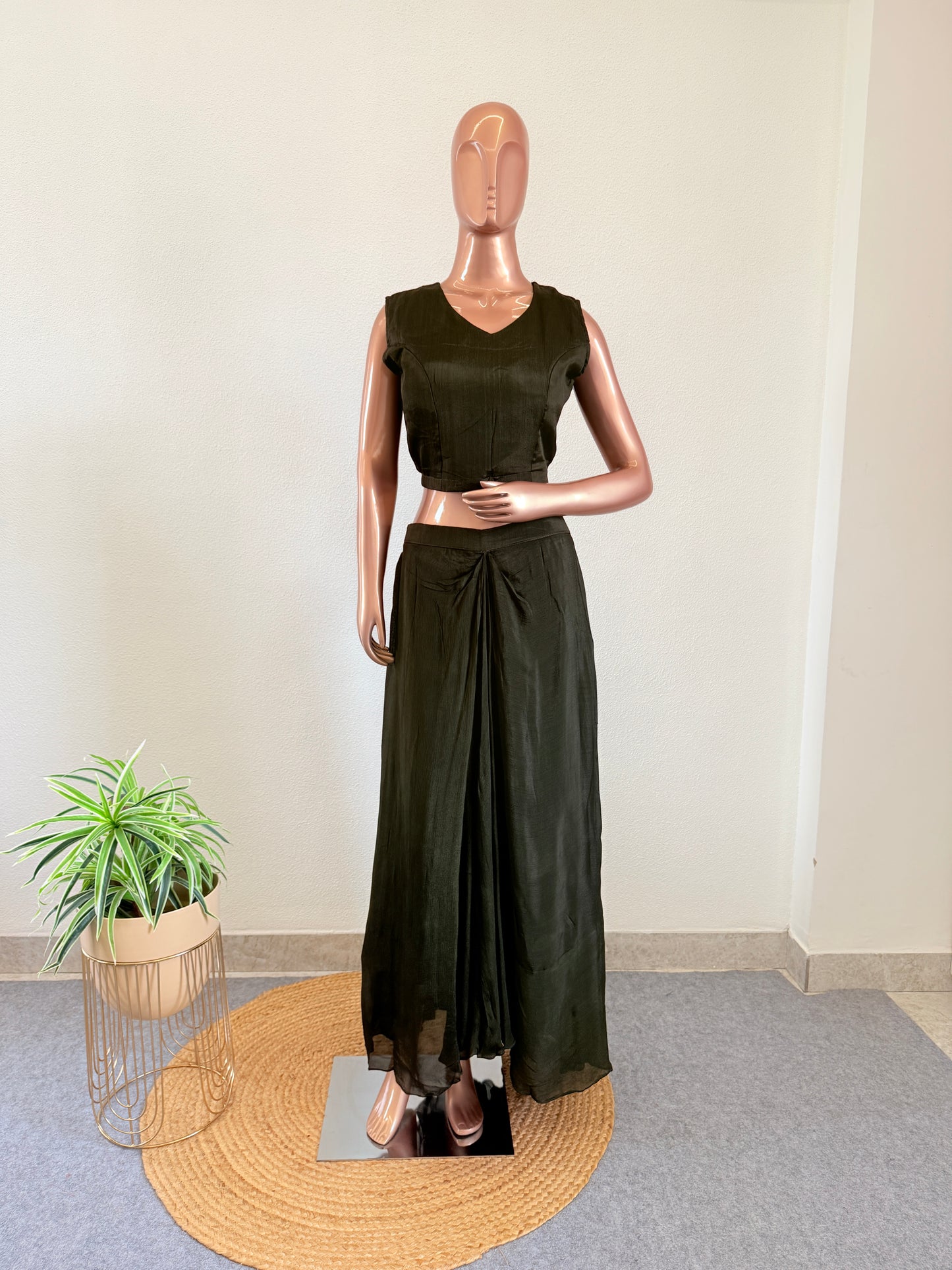 Drape Dhoti and Cape Indowestern