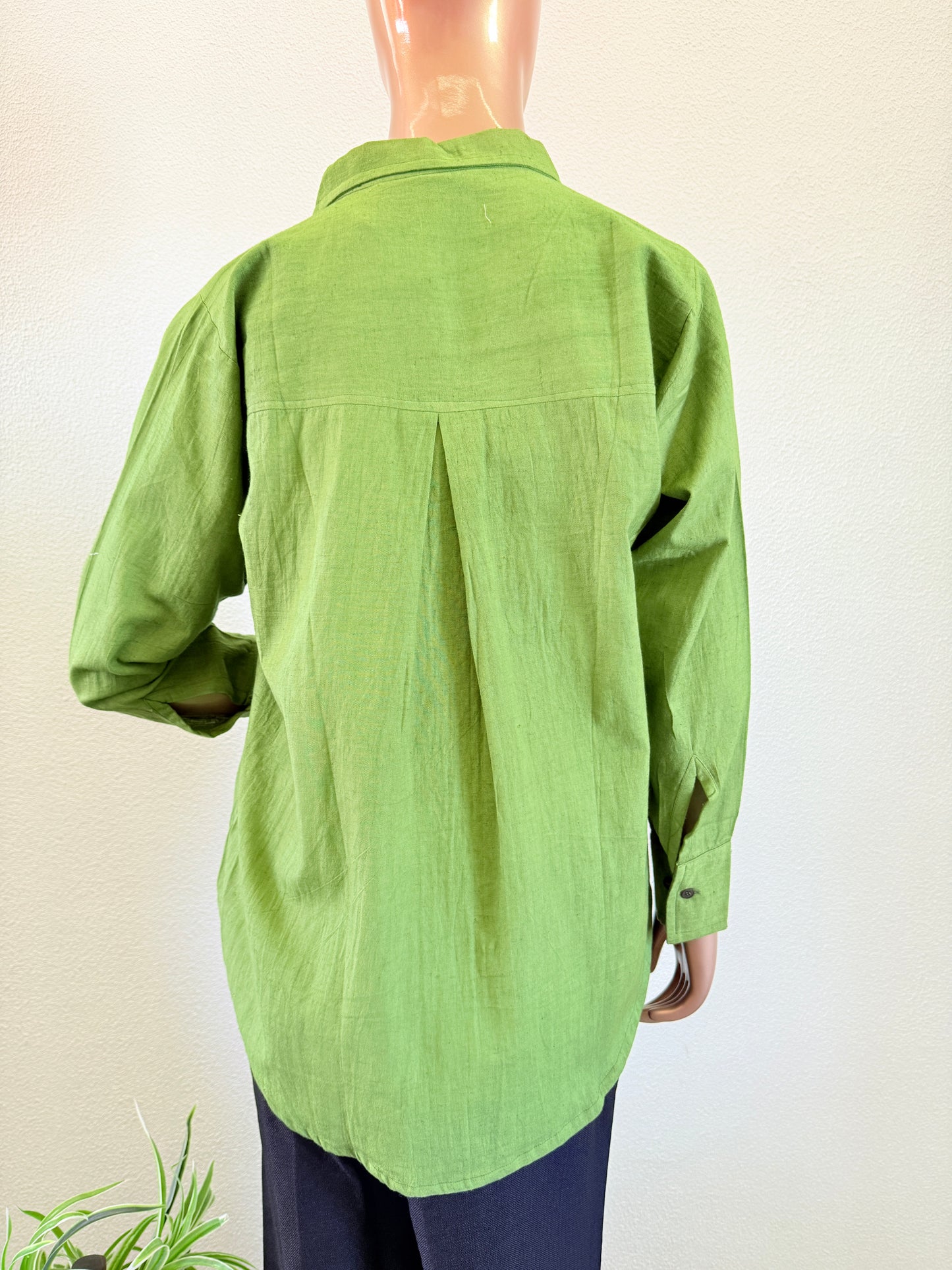 Linen Shirt with front tie up