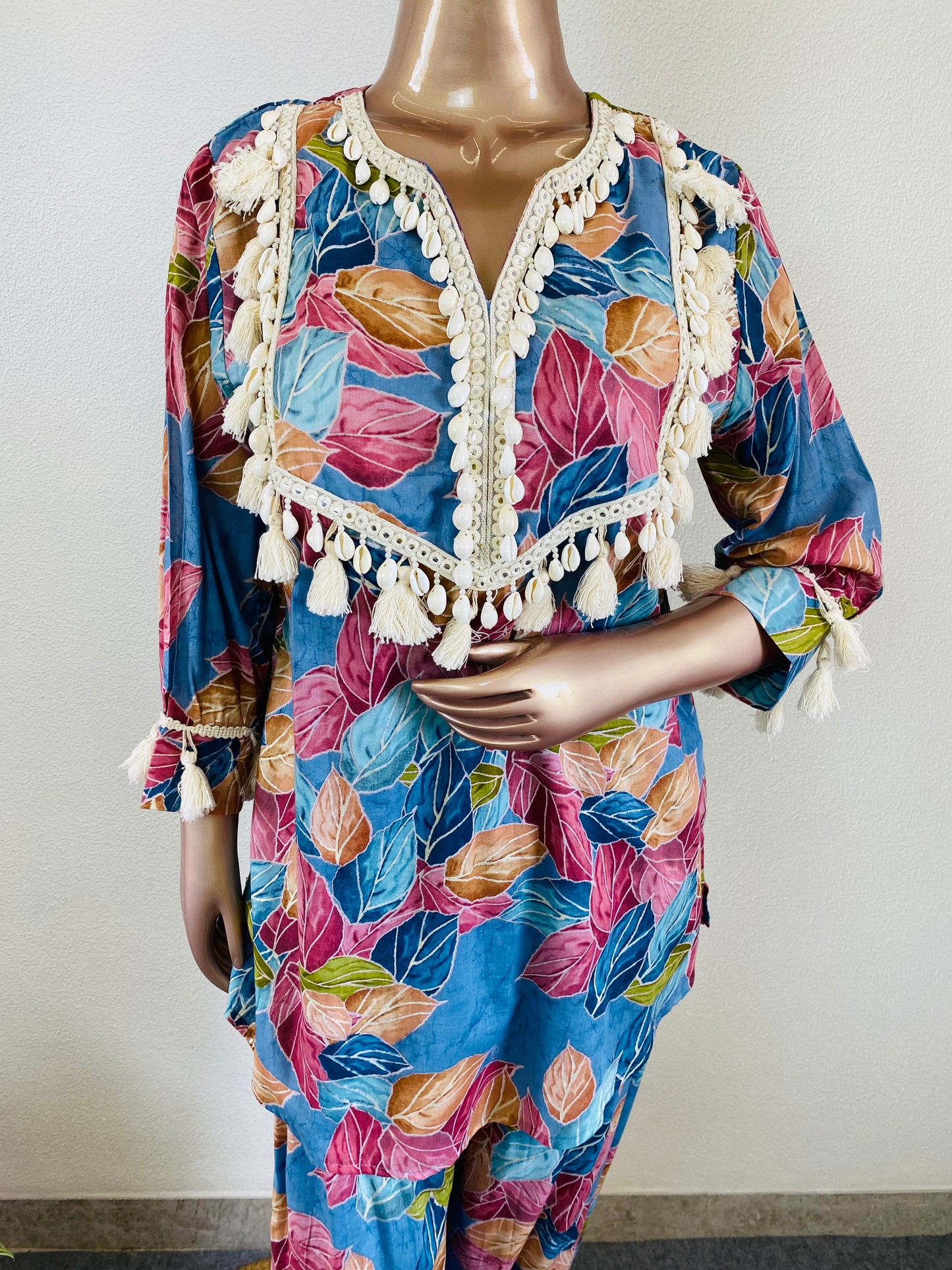 Printed Cotton Bohemian Style Coord Set