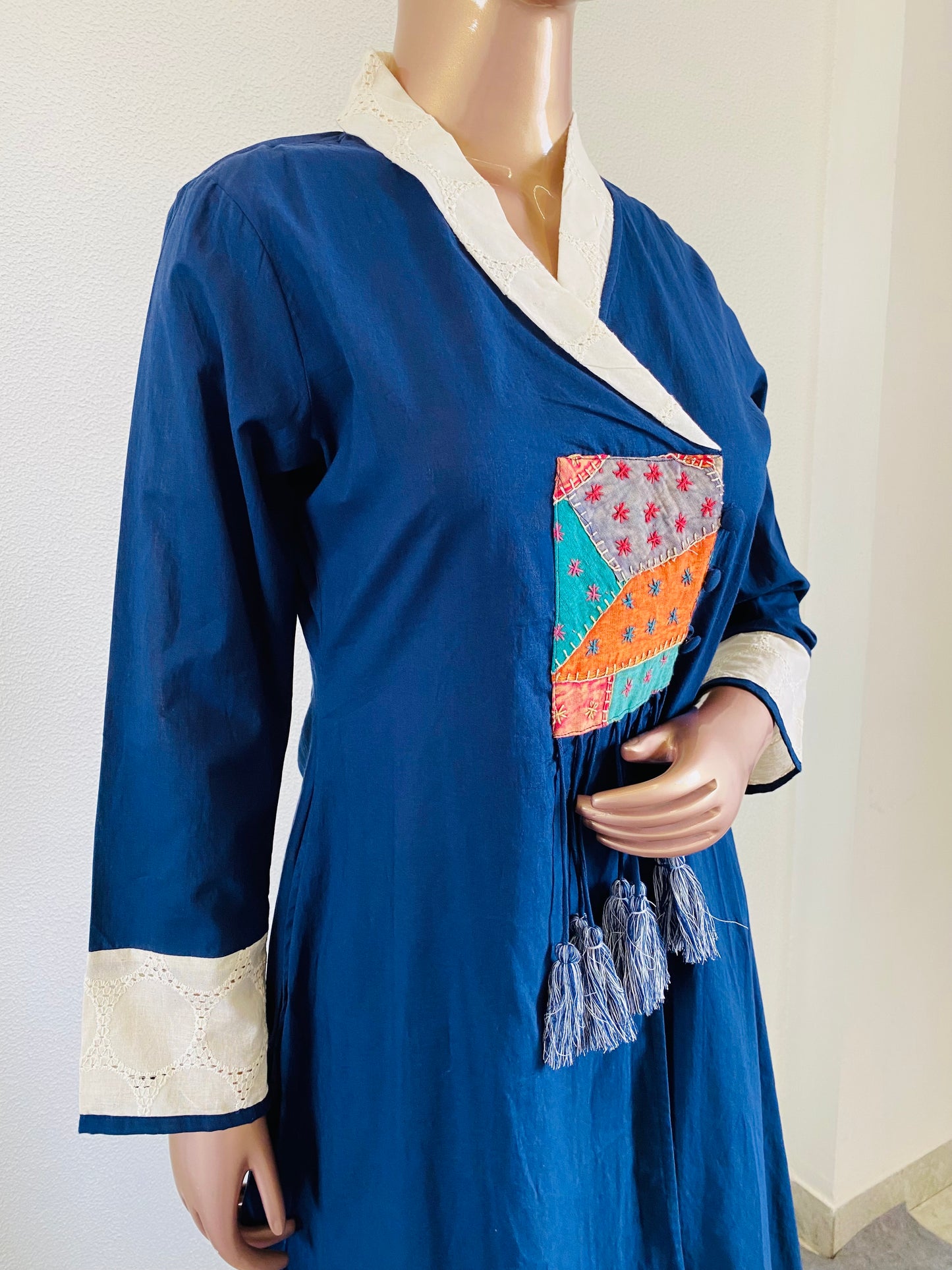 Schifili Turn Collar Kurta Palazzo Set