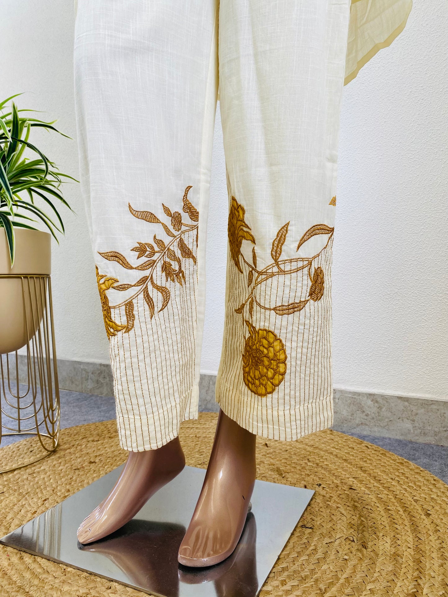 Embroidered Mul Cotton Coord Set