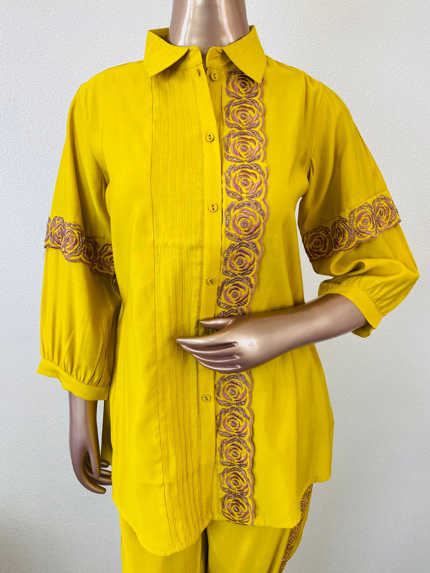 Russian Silk Coords with Embroidery Detailing