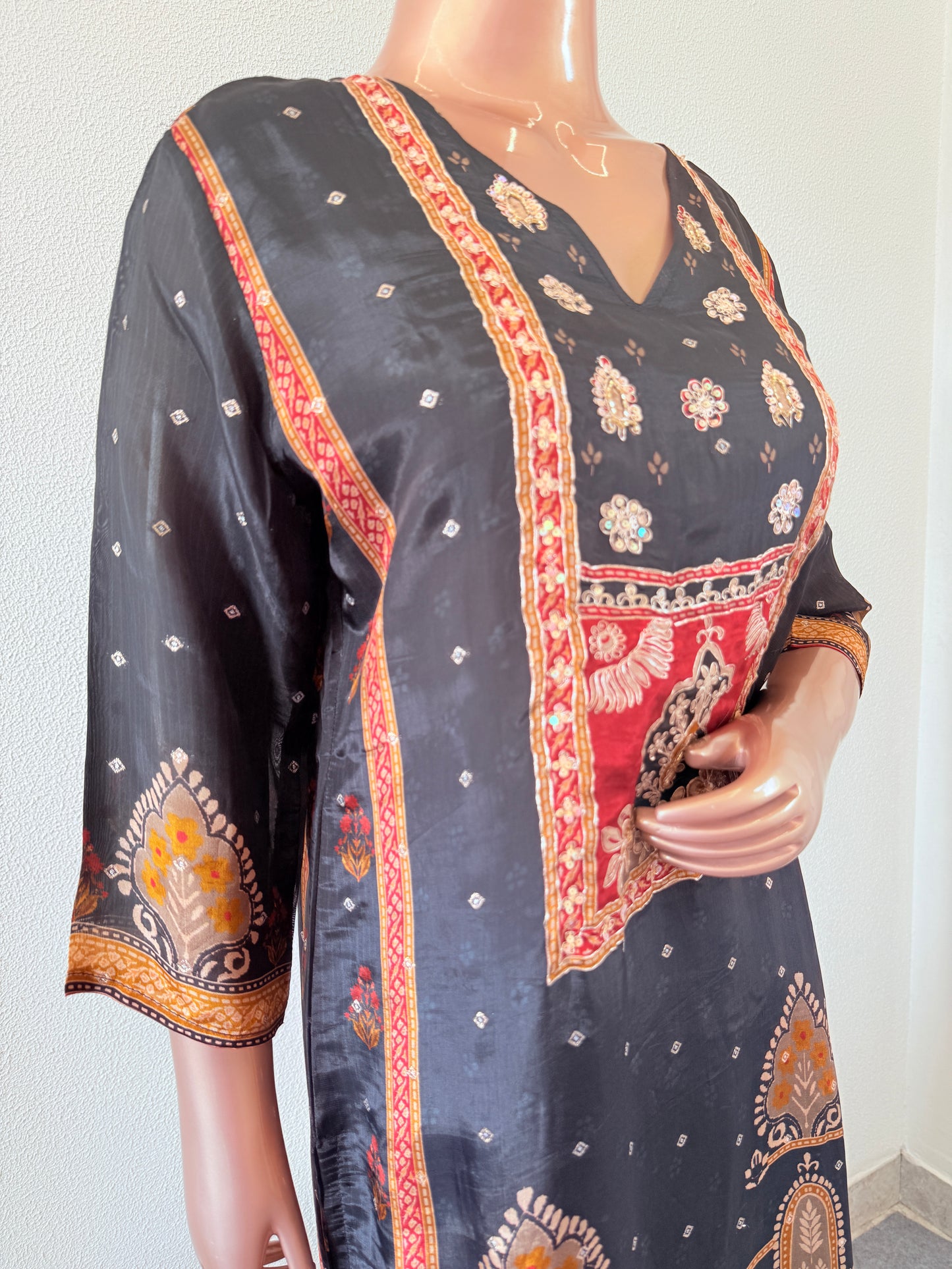 Organza Crepe Printed Suit Set