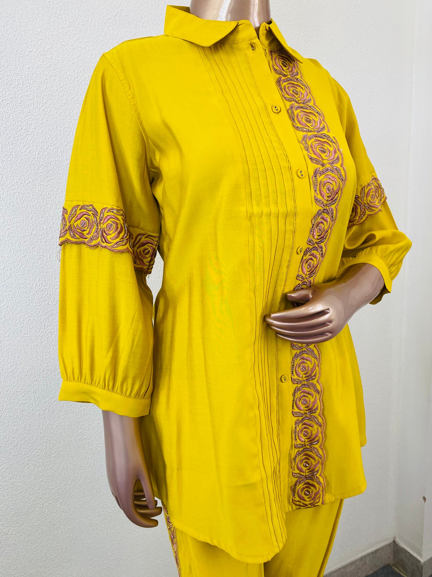 Russian Silk Coords with Embroidery Detailing