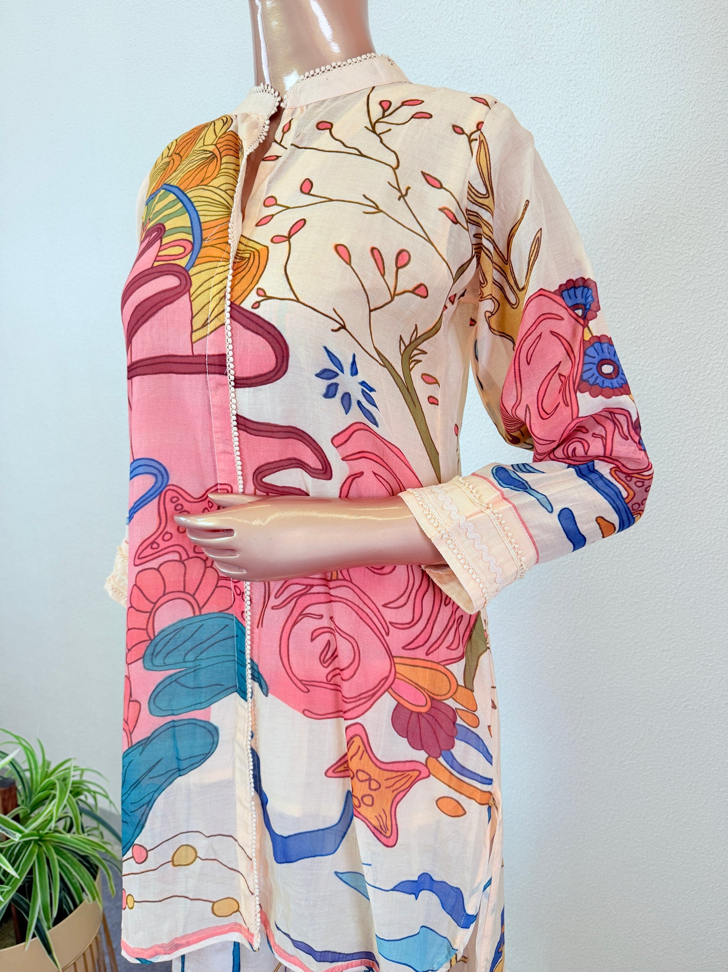 Digitally Print Mul Cotton Coord Set