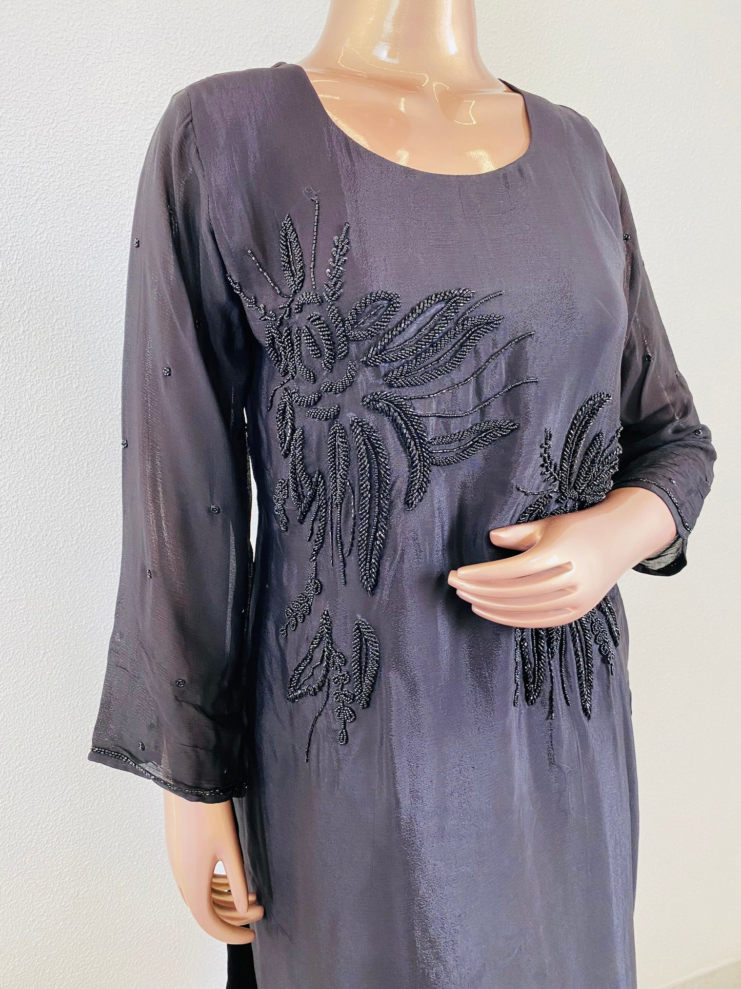Chinon Palazzo Set with Heavy Cutdana Work