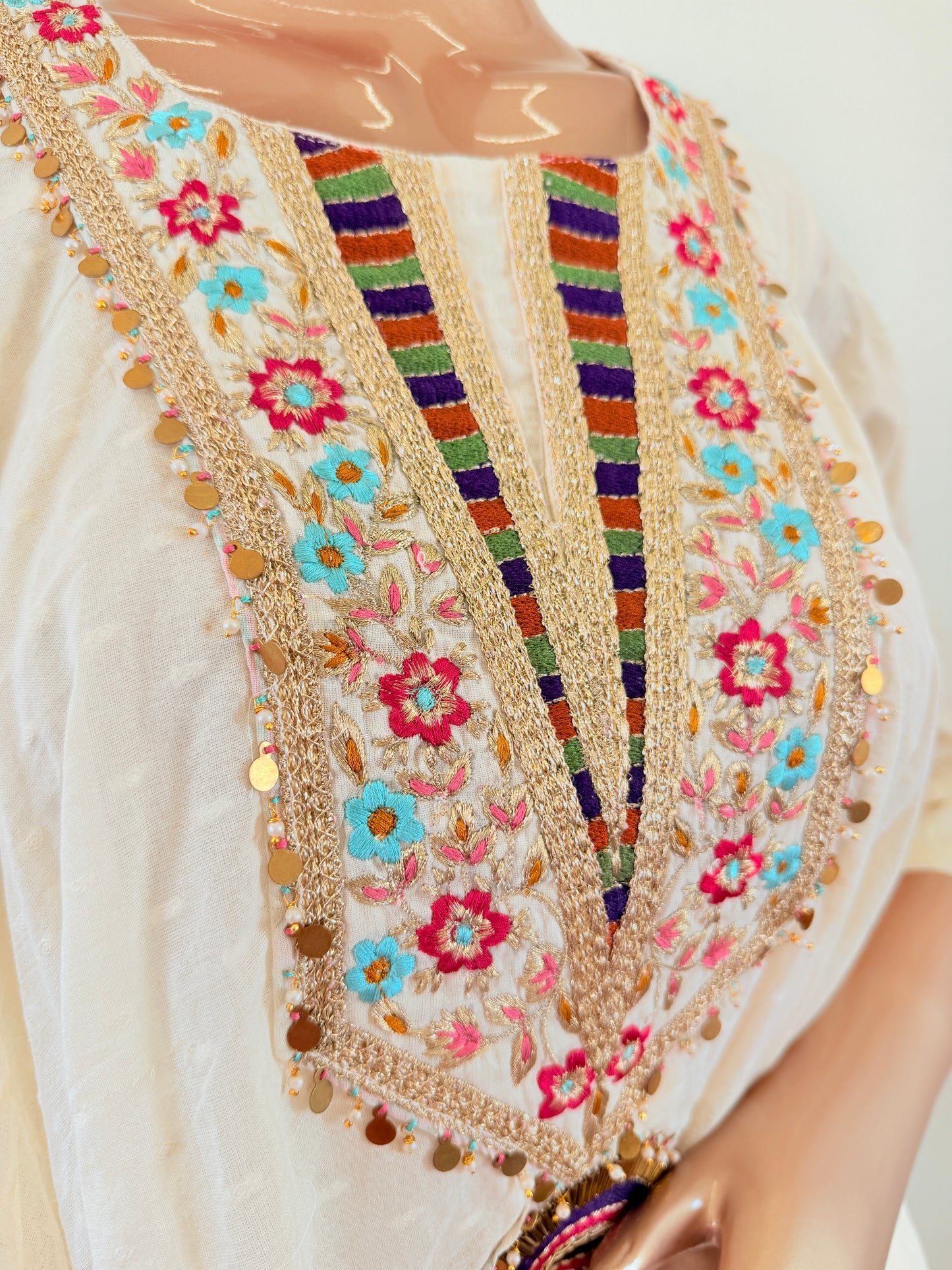 Kora Cotton Peplum and Pant Set