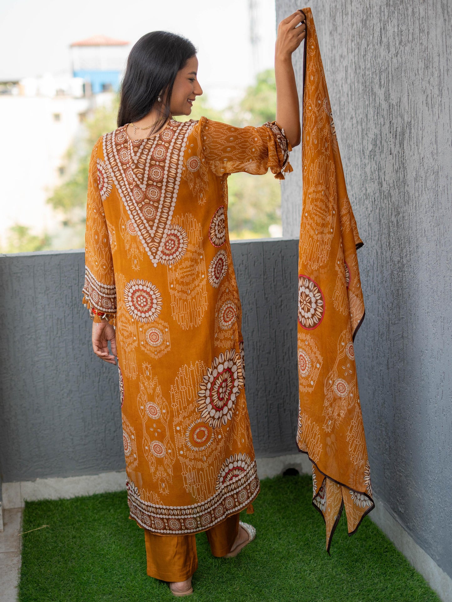 Printed Premium Georgette Suit Set