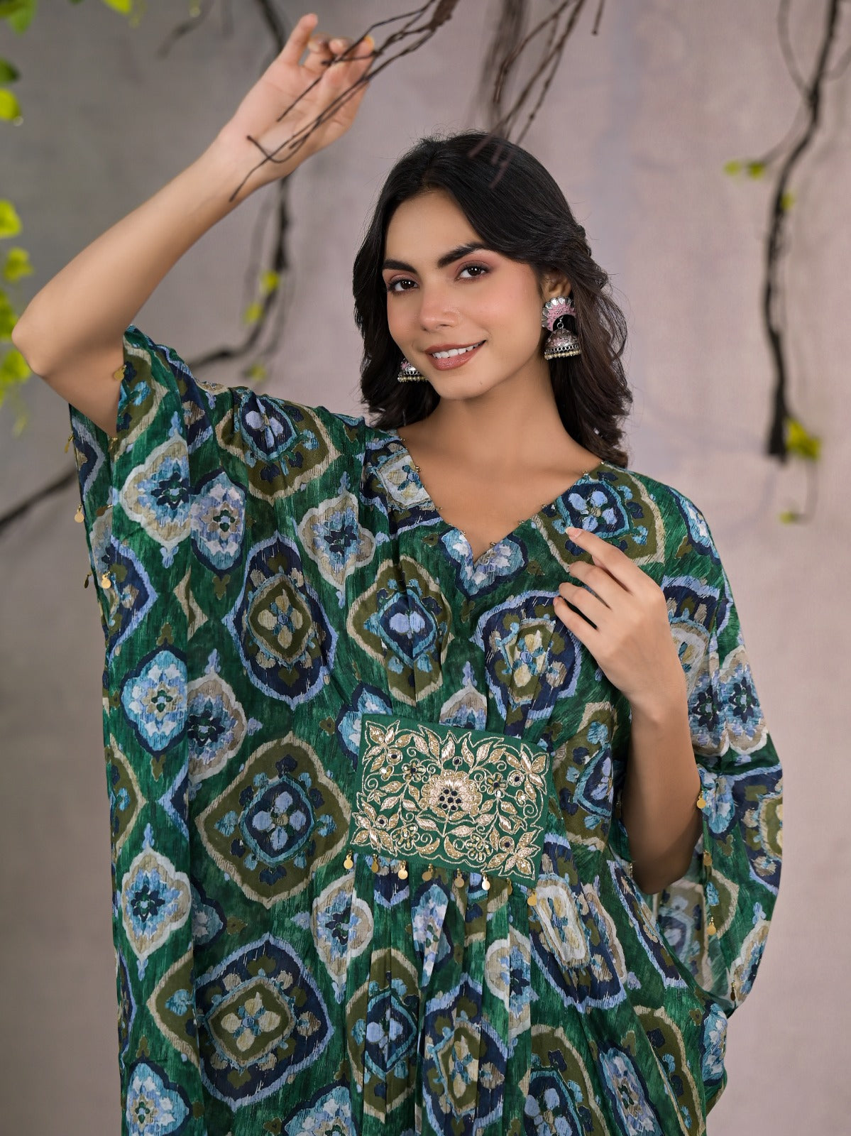 Chinon Kaftan Set with Broch