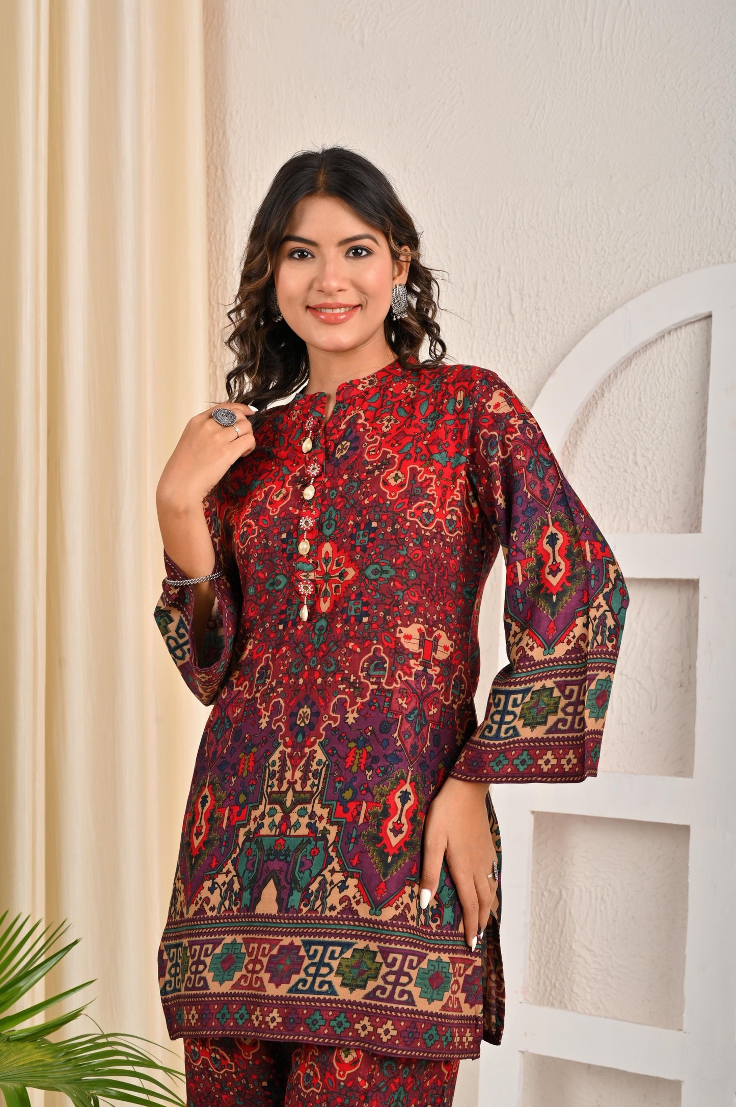 Rayon Printed Coord Set