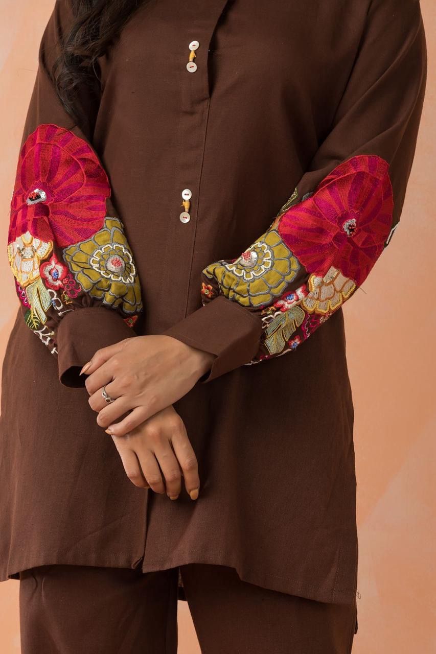 Cotton Flex Cords with statement sleeves