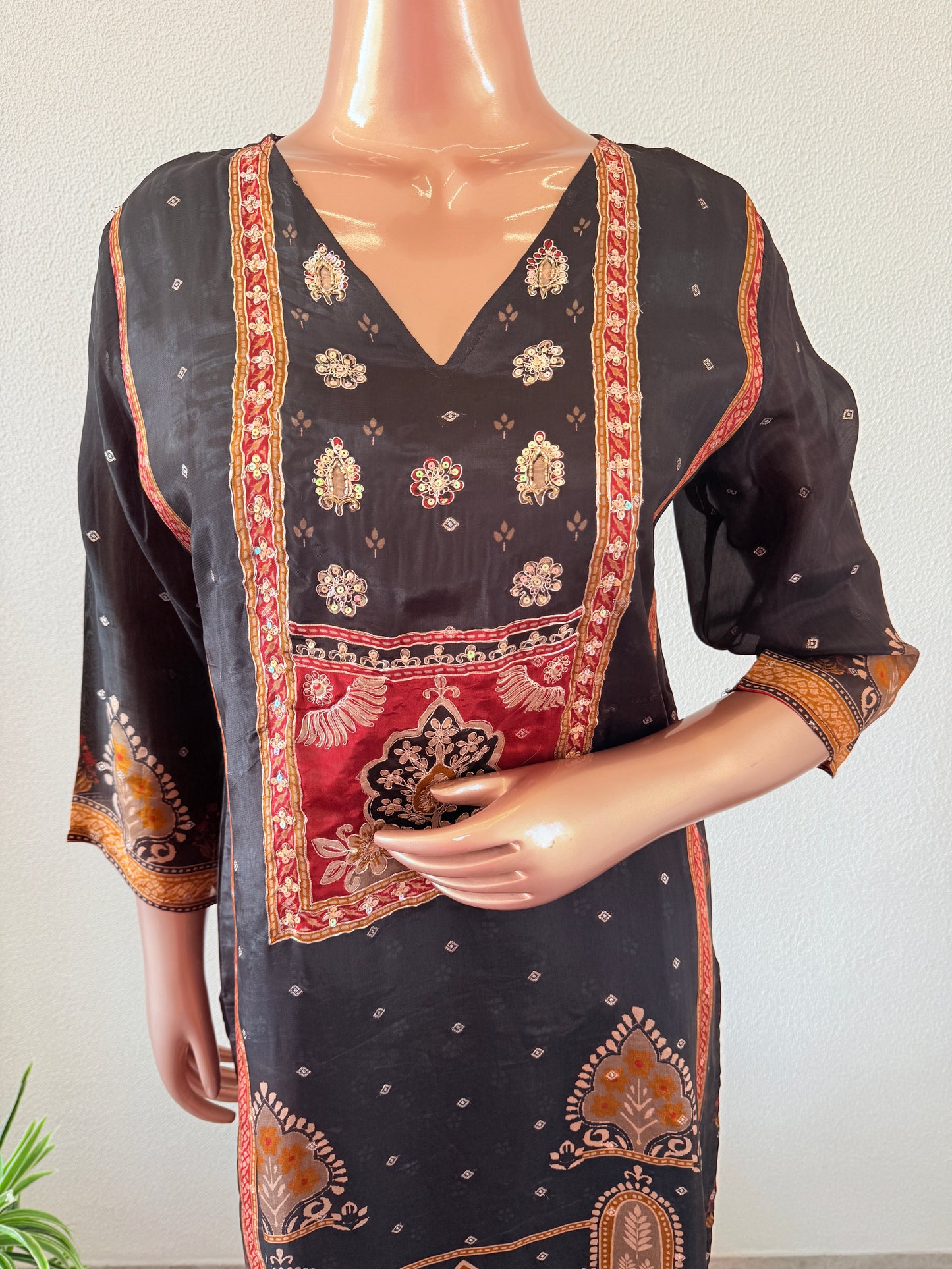 Organza Crepe Printed Suit Set