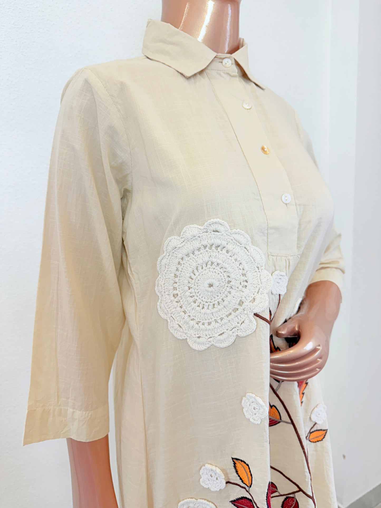 High Low Cotton Coords with Crocia Flowers