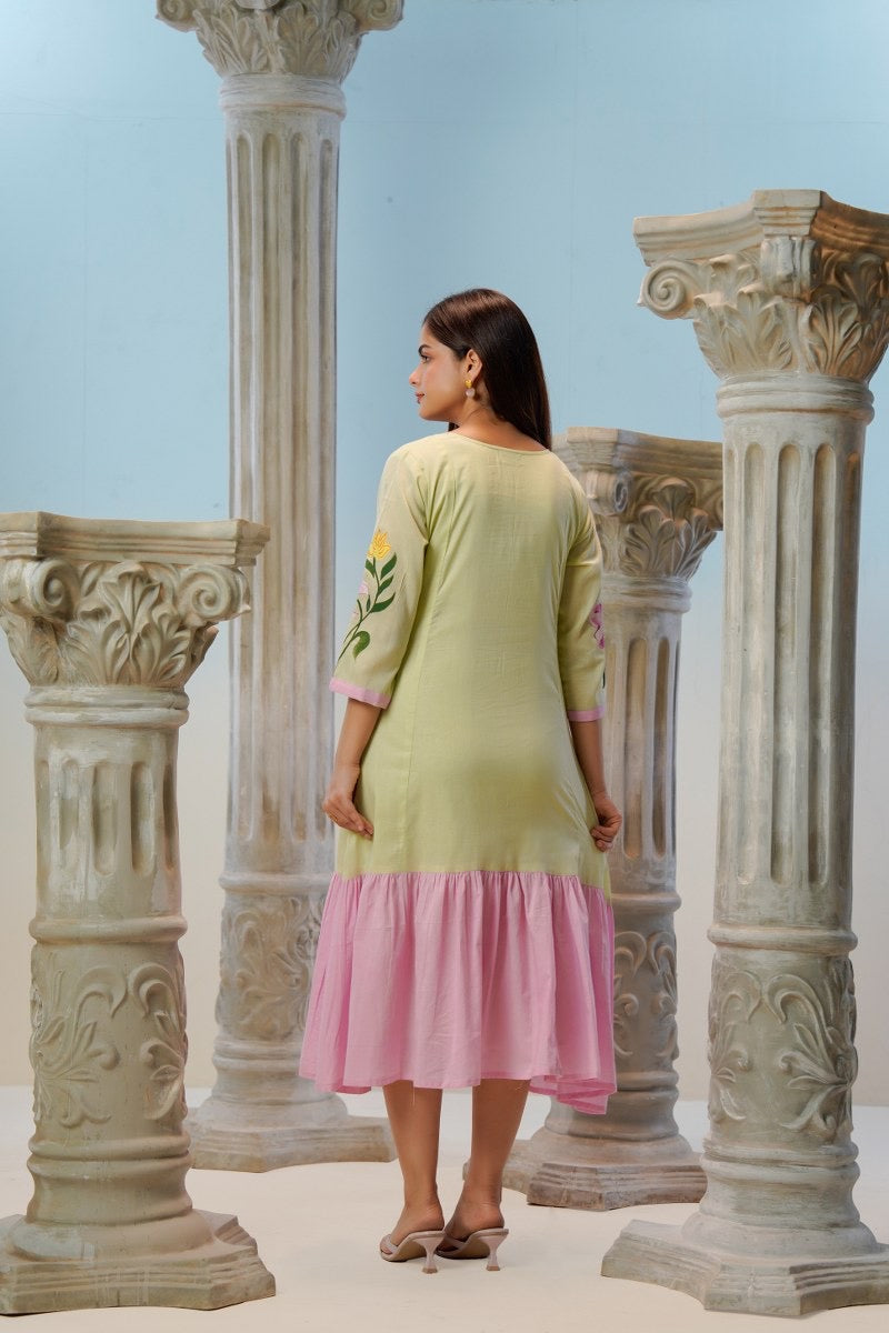 Handpainted Mul Cotton Tunic