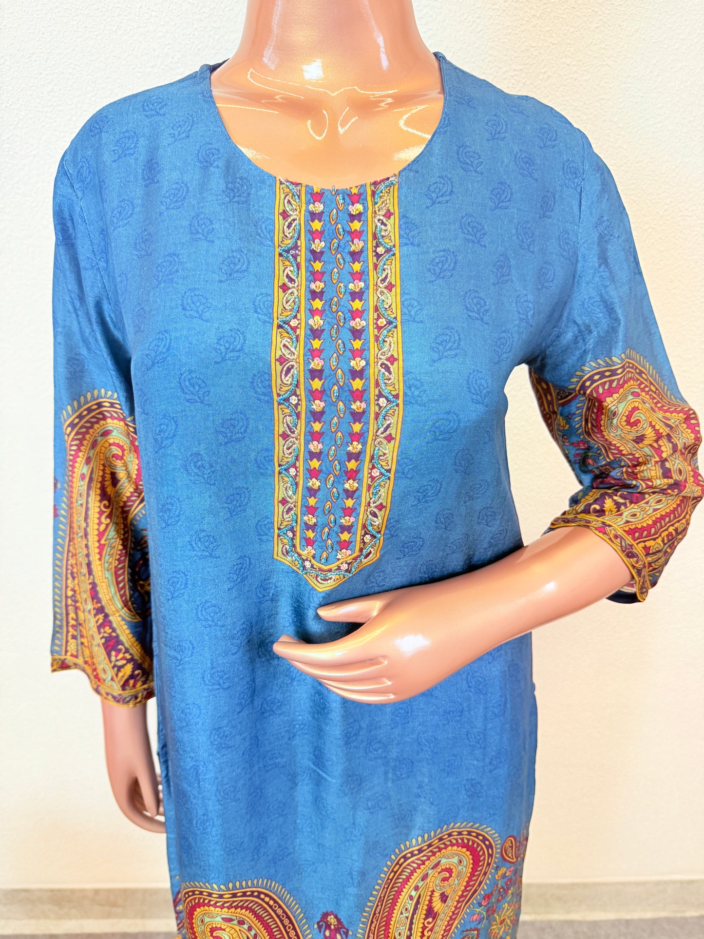 Kalamkari Print Muslin Suit Set