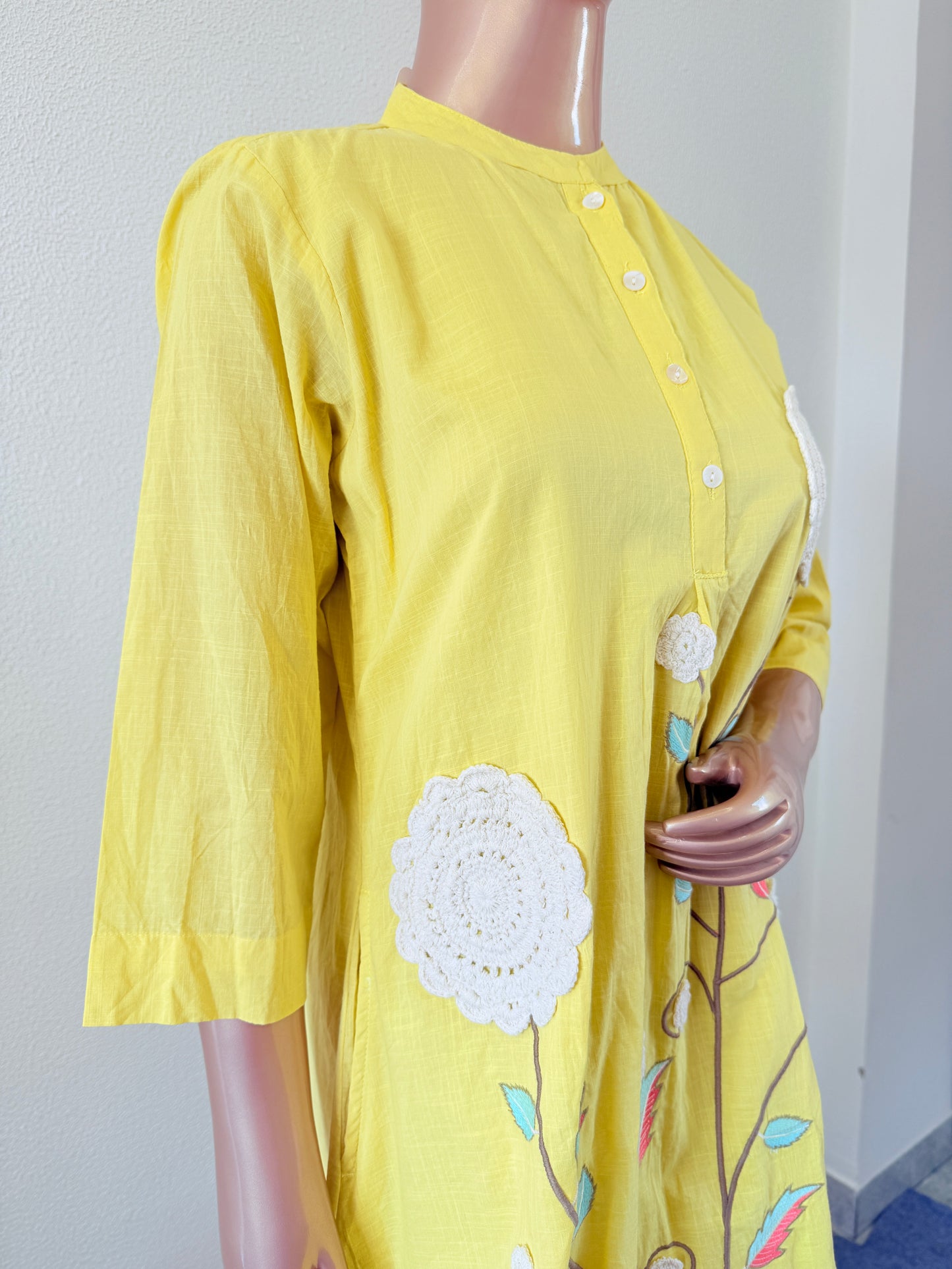Cotton Tunics with Crocia Flower