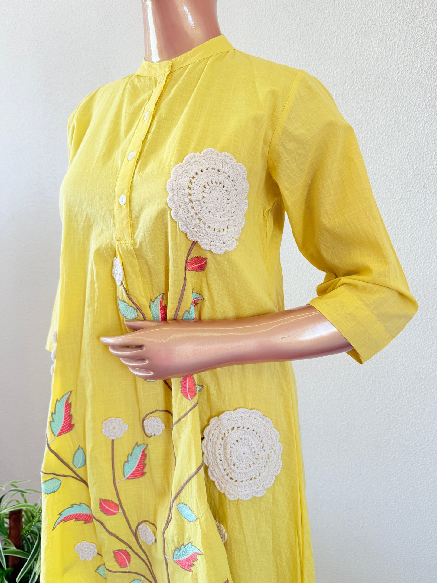 Cotton Tunics with Crocia Flower