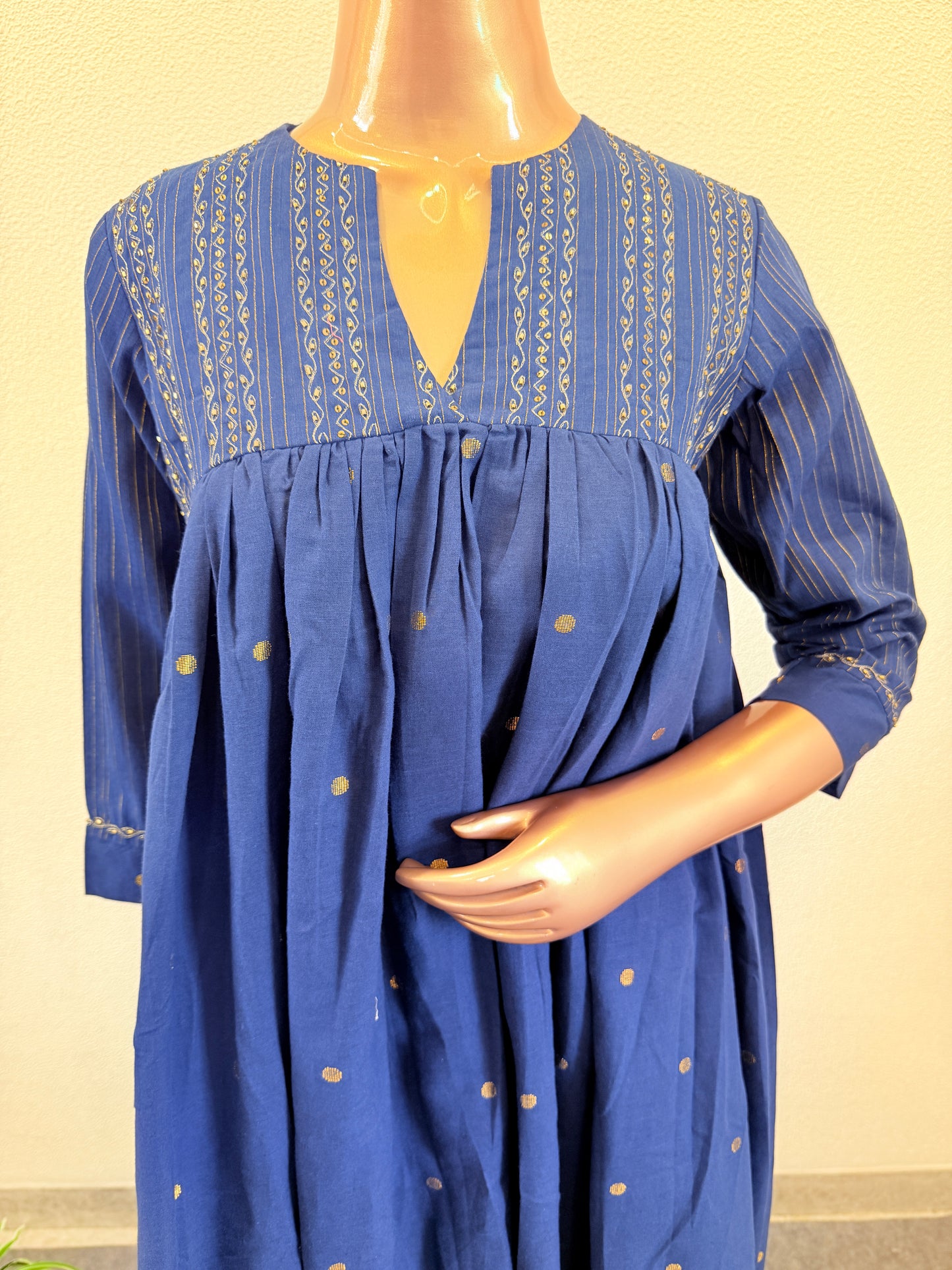 Premium Cotton Summer Tunic with Hand Work