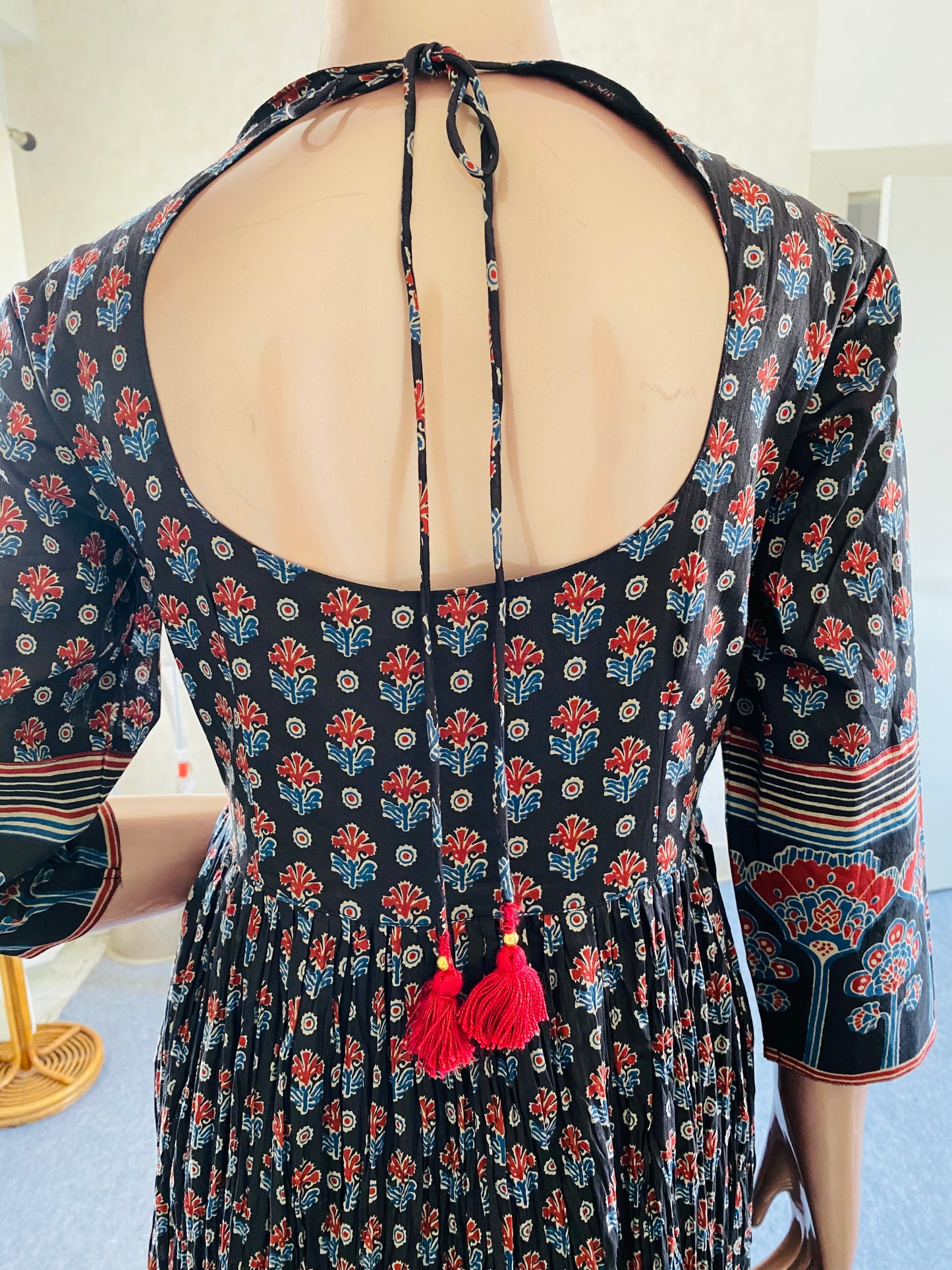 Ajrakh Print Crushed Cotton Tunic