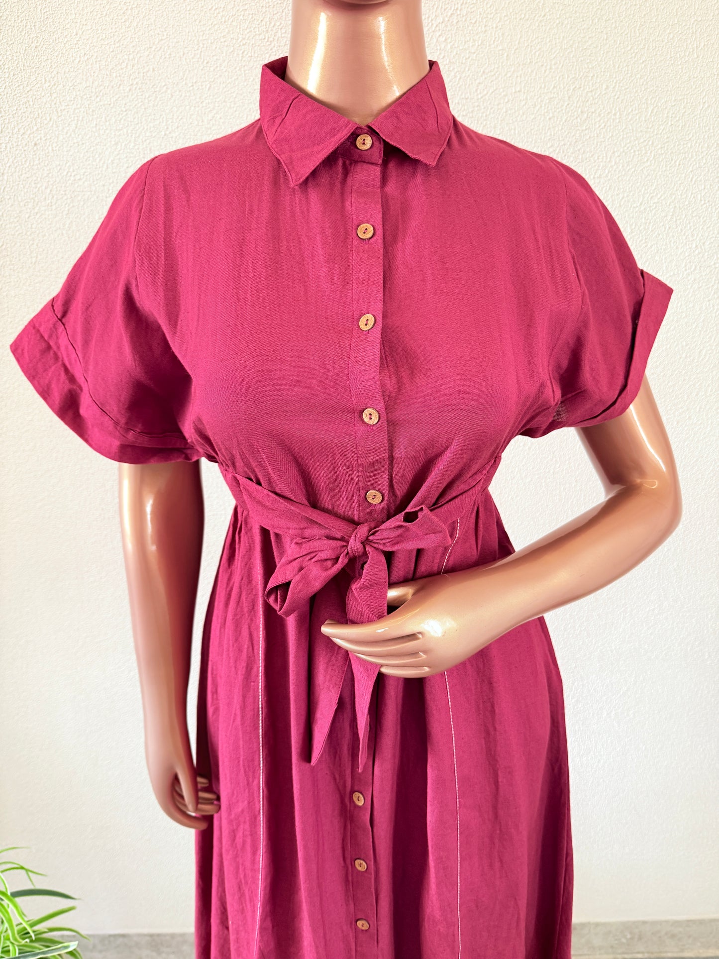 Cotton Flex Tunic - Pink