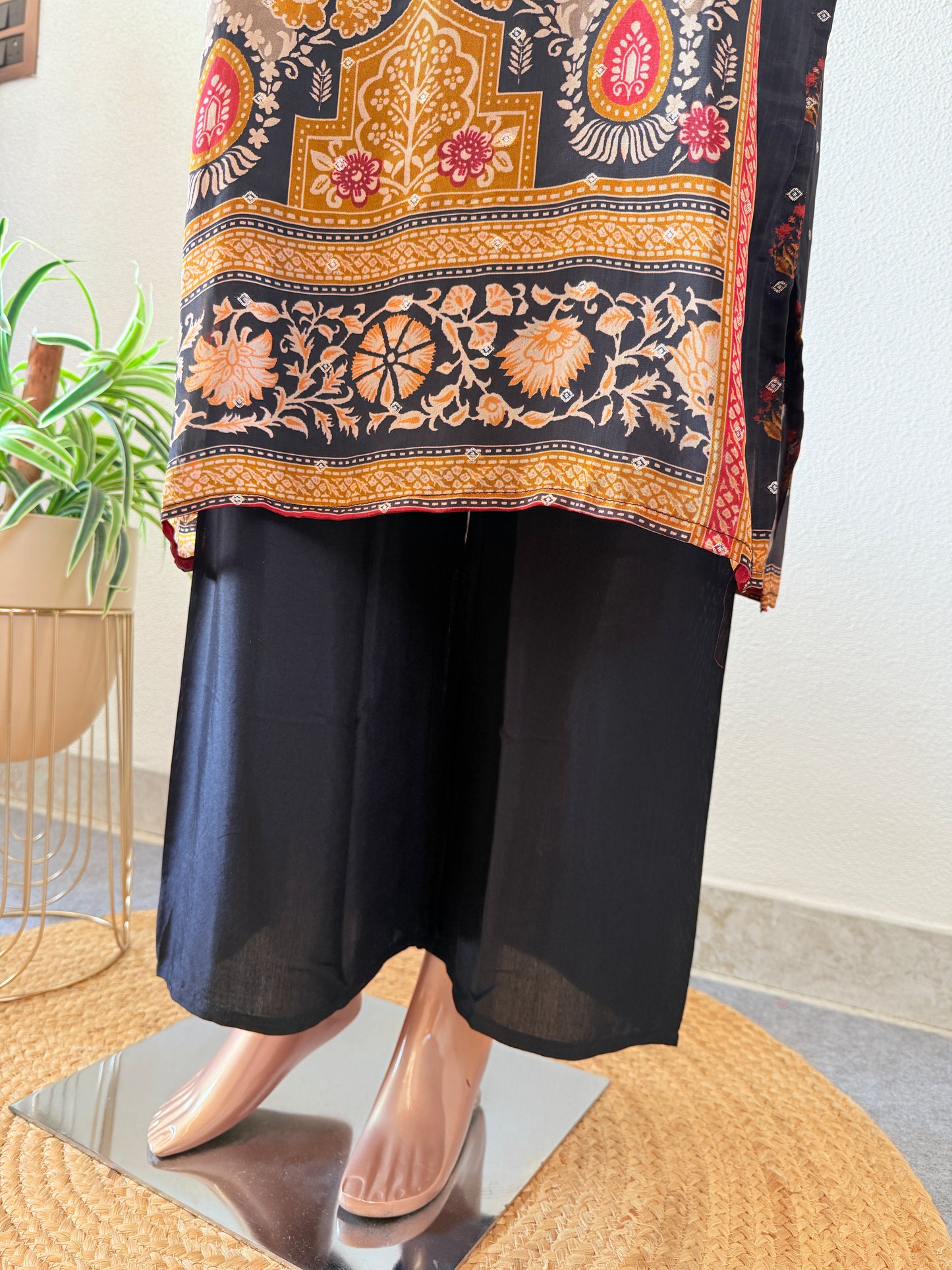 Organza Crepe Printed Suit Set