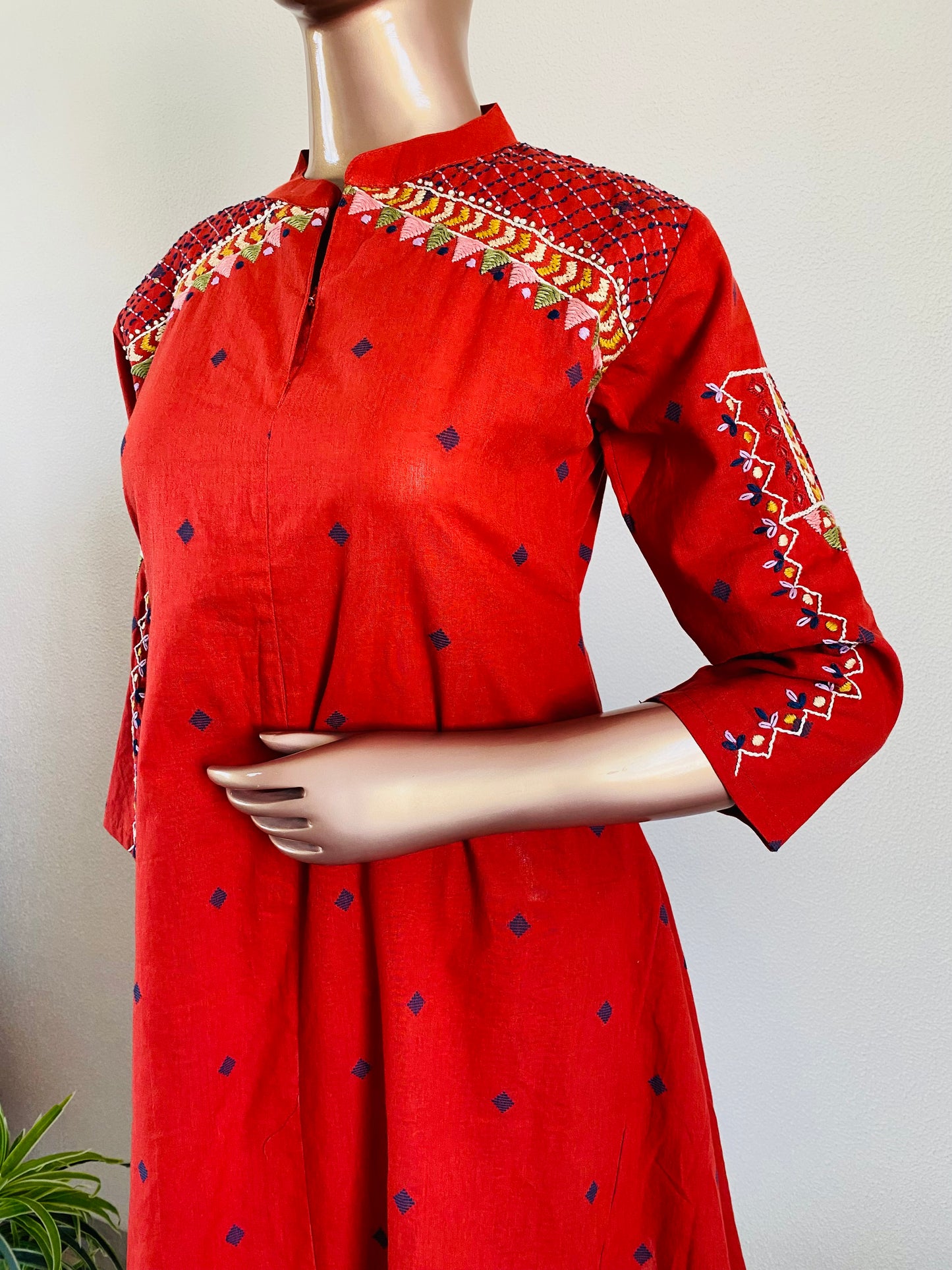 Handloom Jamdani Coords with Hand Work