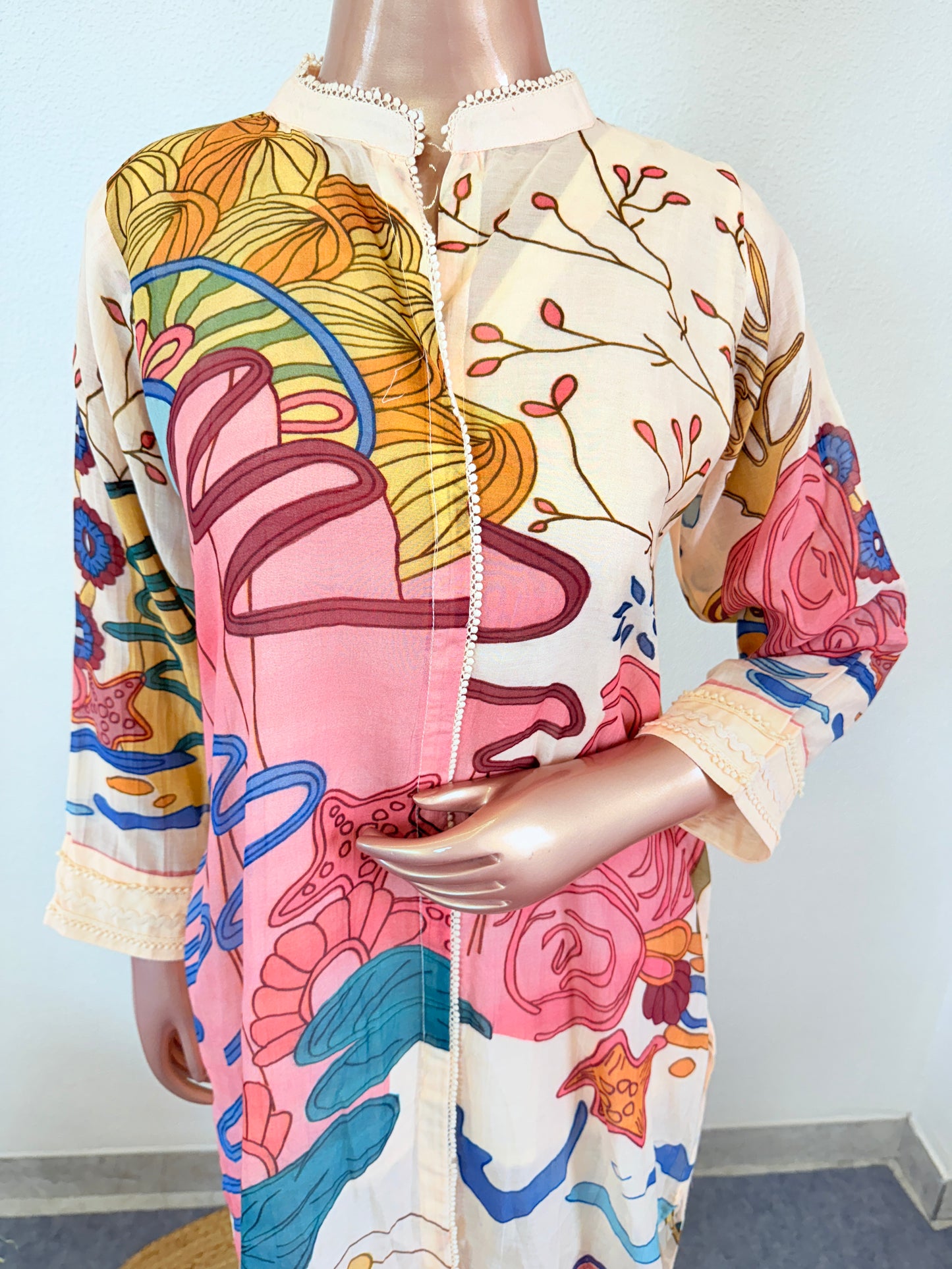 Digitally Print Mul Cotton Coord Set