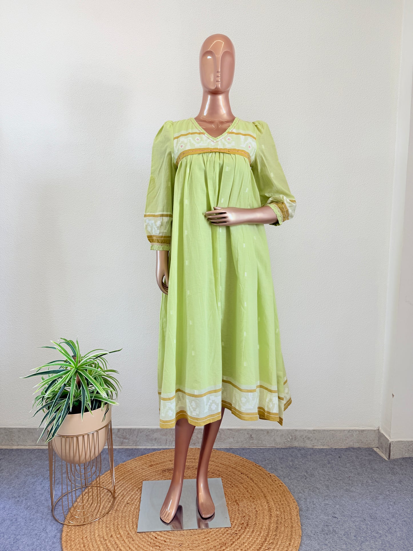 Mint Green Jamdani Tunic