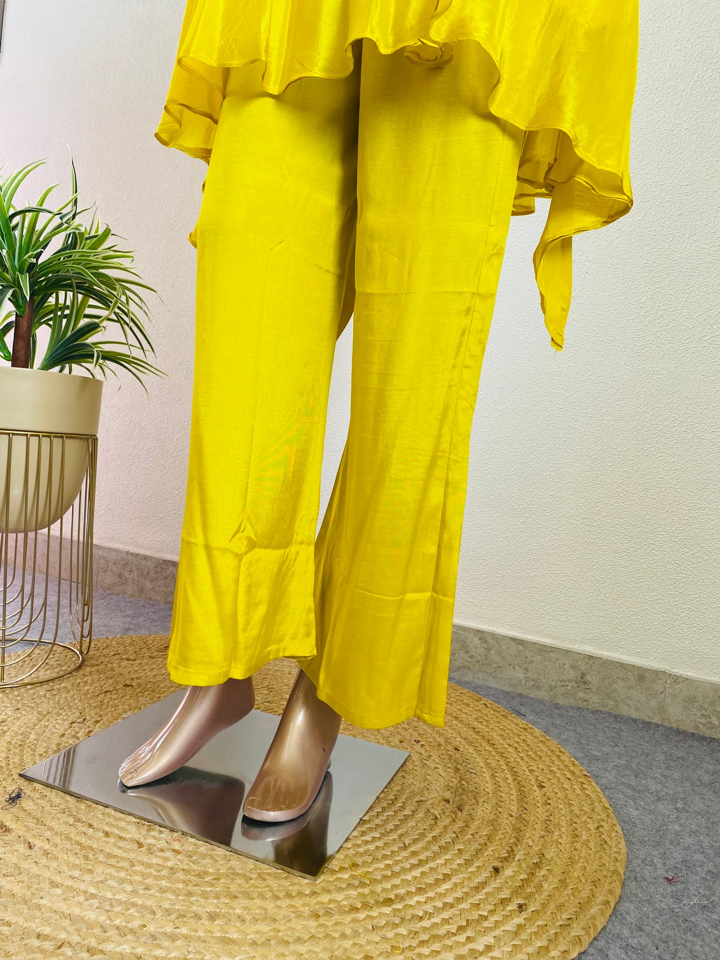 Silk Indowestern with Heavy work on Yoke