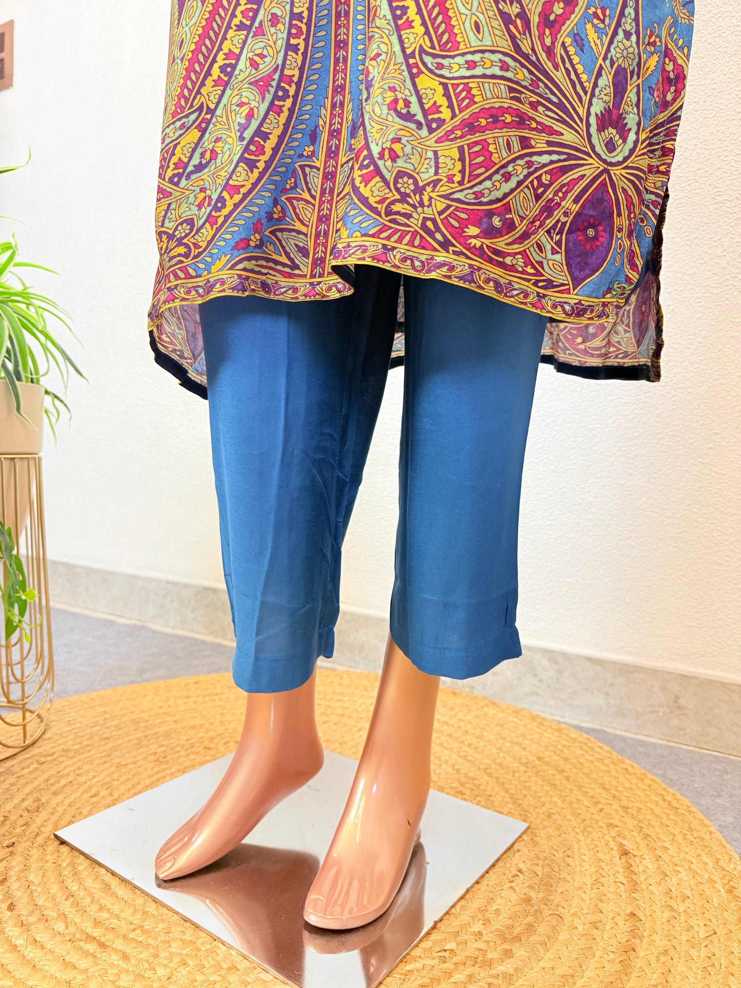 Kalamkari Print Muslin Suit Set