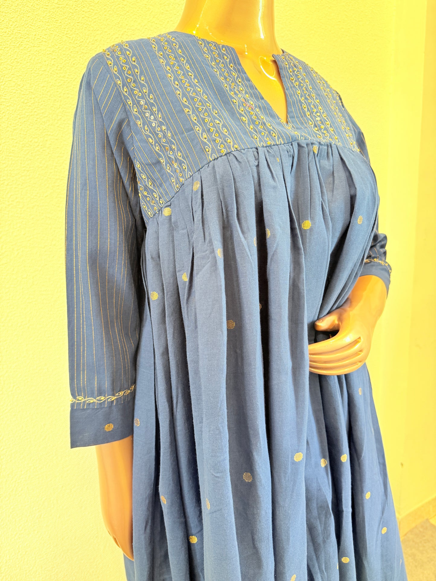 Premium Cotton Summer Tunic with Hand Work